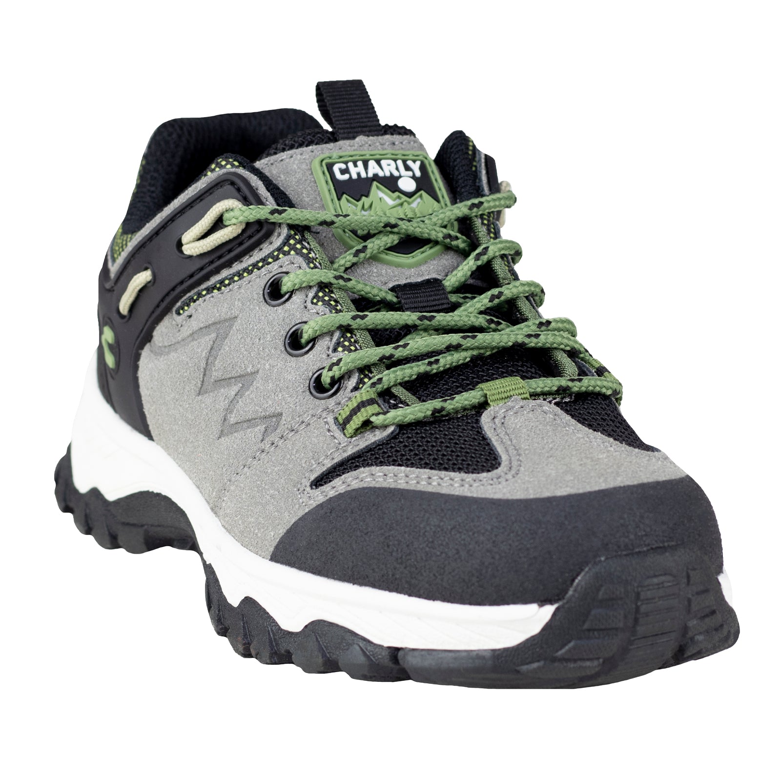 Tenis Running Para Niño Charly Kids 1098742 Gris