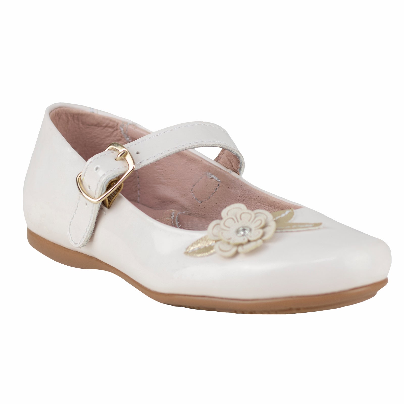 Ballerina Karsten Niña 56237-41A Hueso Charol 17.5-21