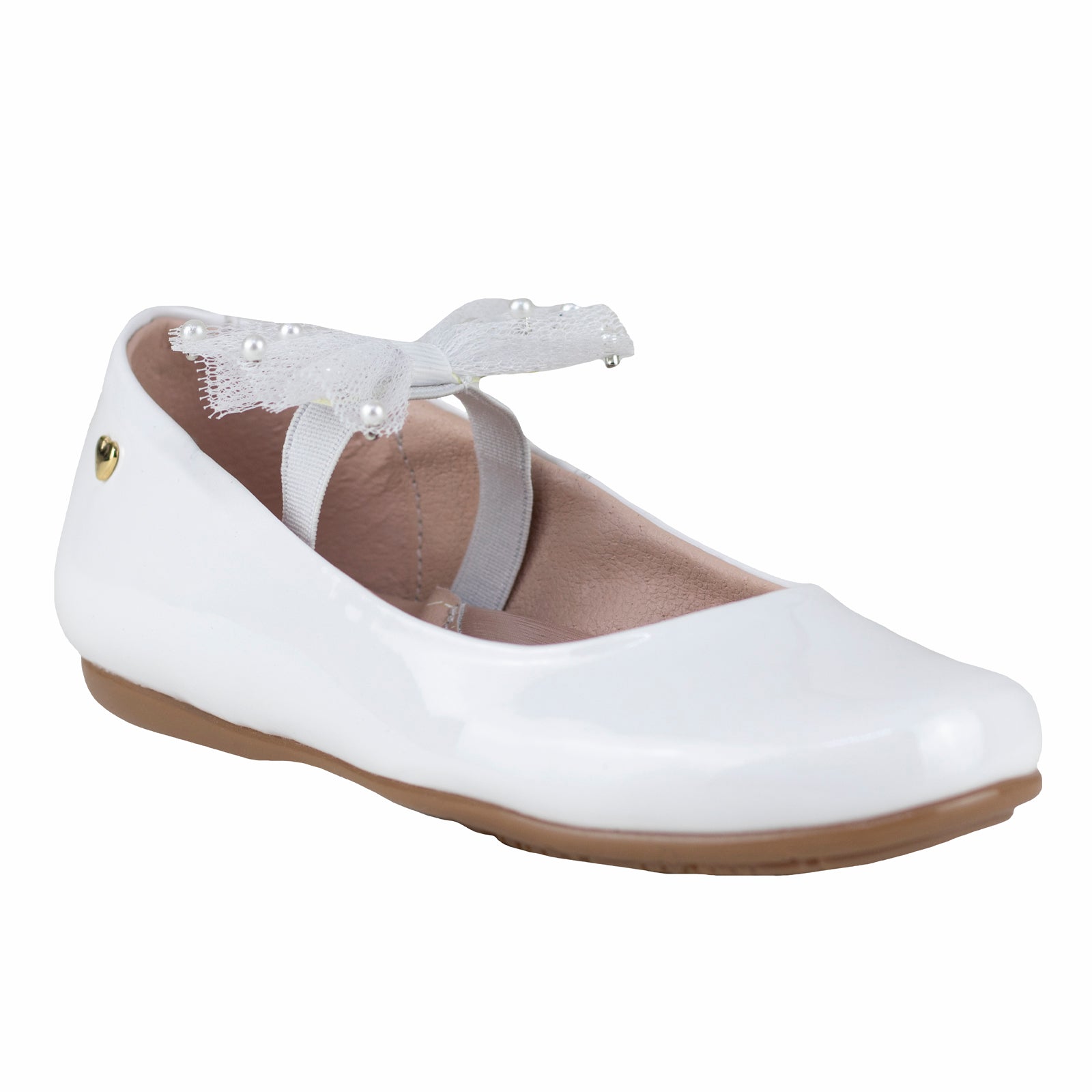 Ballerina Karsten Niña 56237-46C Blanco Charol 17.5-21