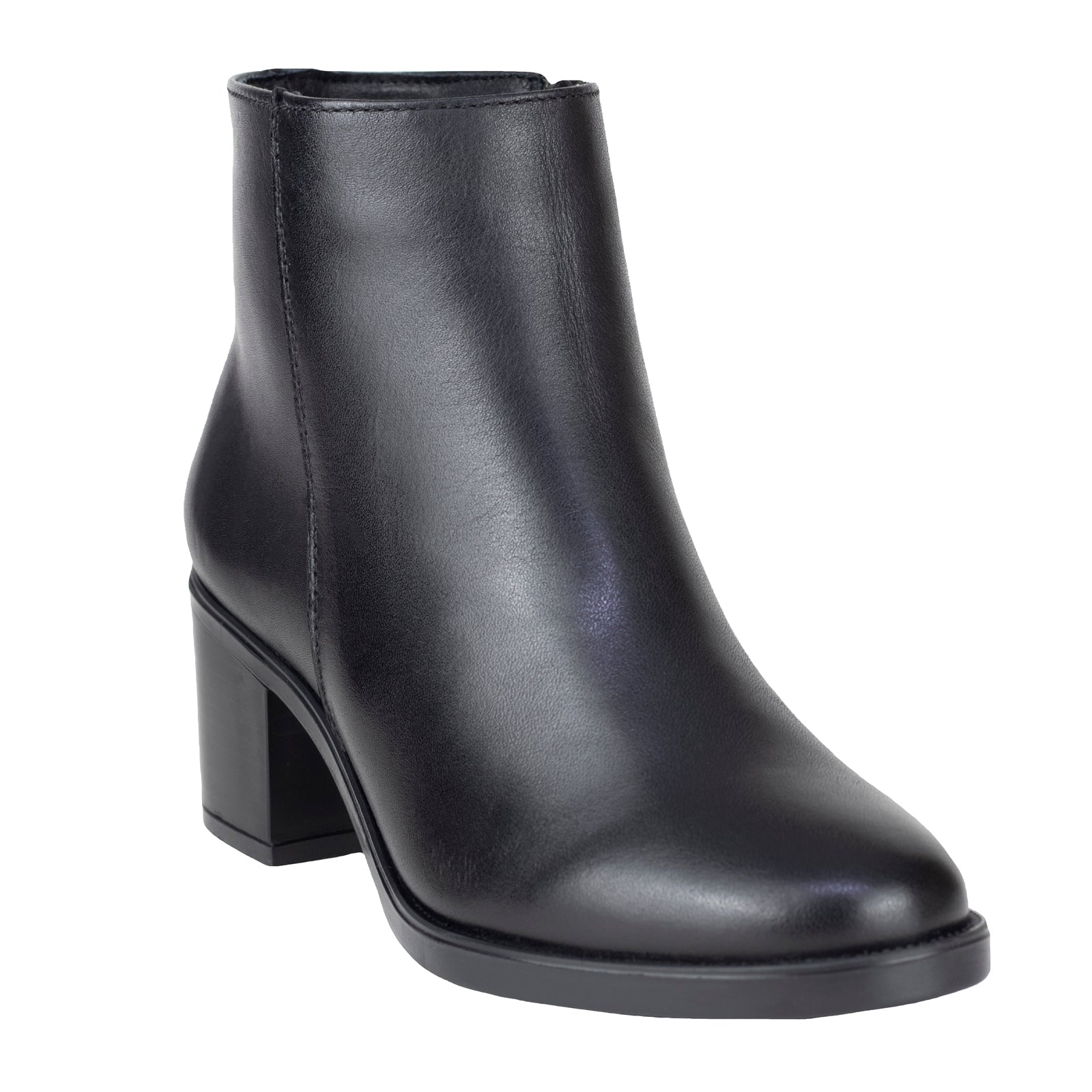 Botín de Tacón Medio Casual Para Dama Gino Cherruti 1509 Negro