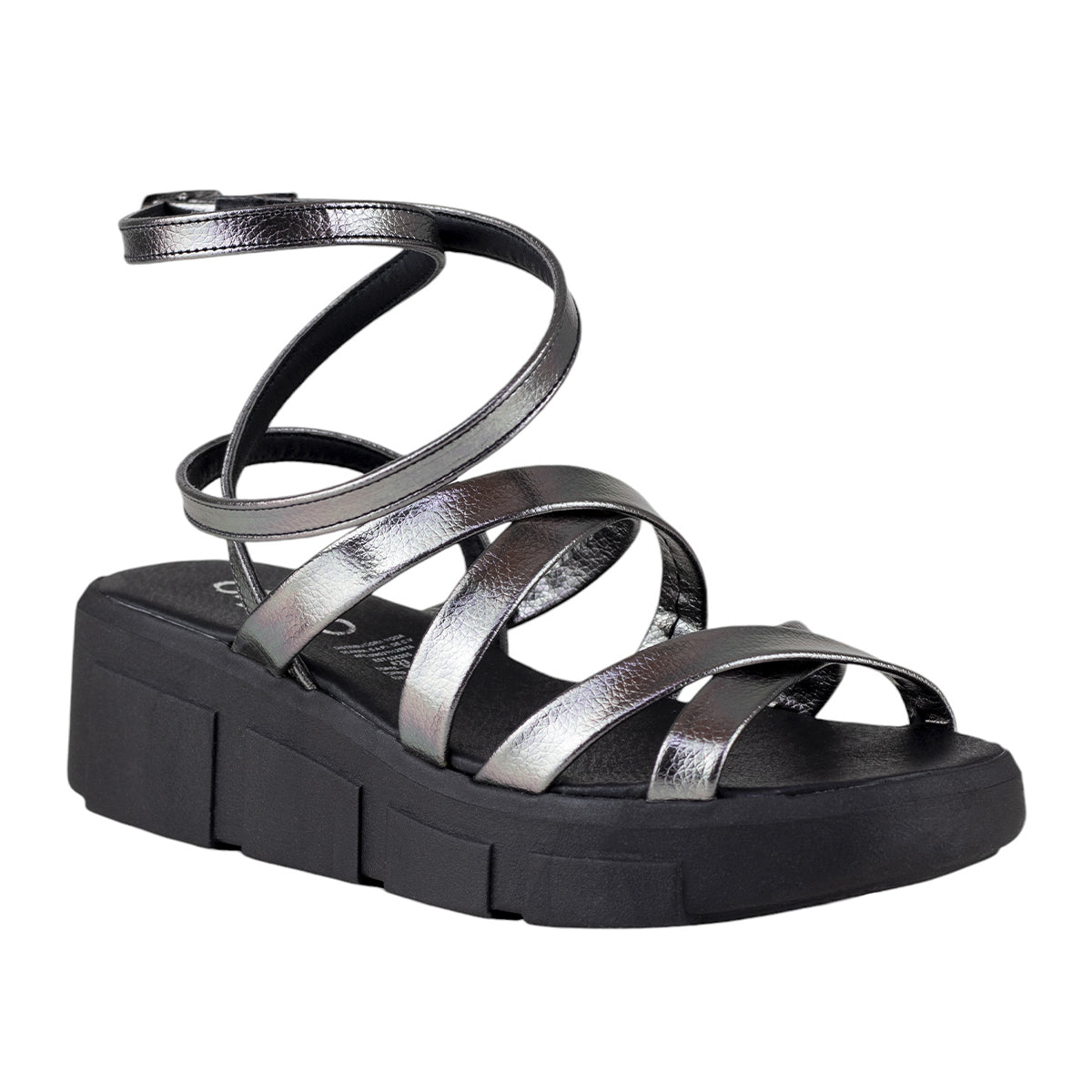 Sandalia Casual Dama Capa de Ozono 636205 Inox