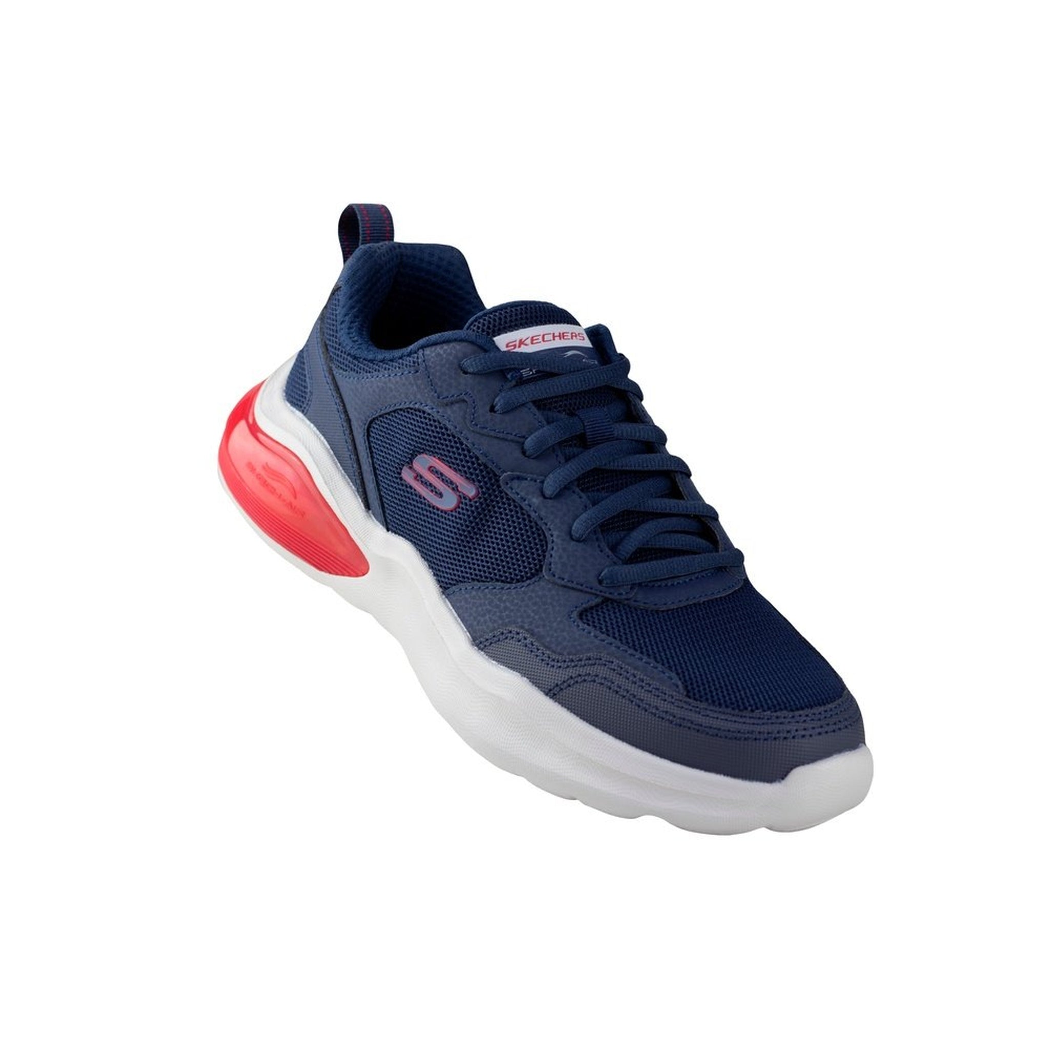 Tenis Skechers Air Cushioning Caballero 232560 Marino Rojo