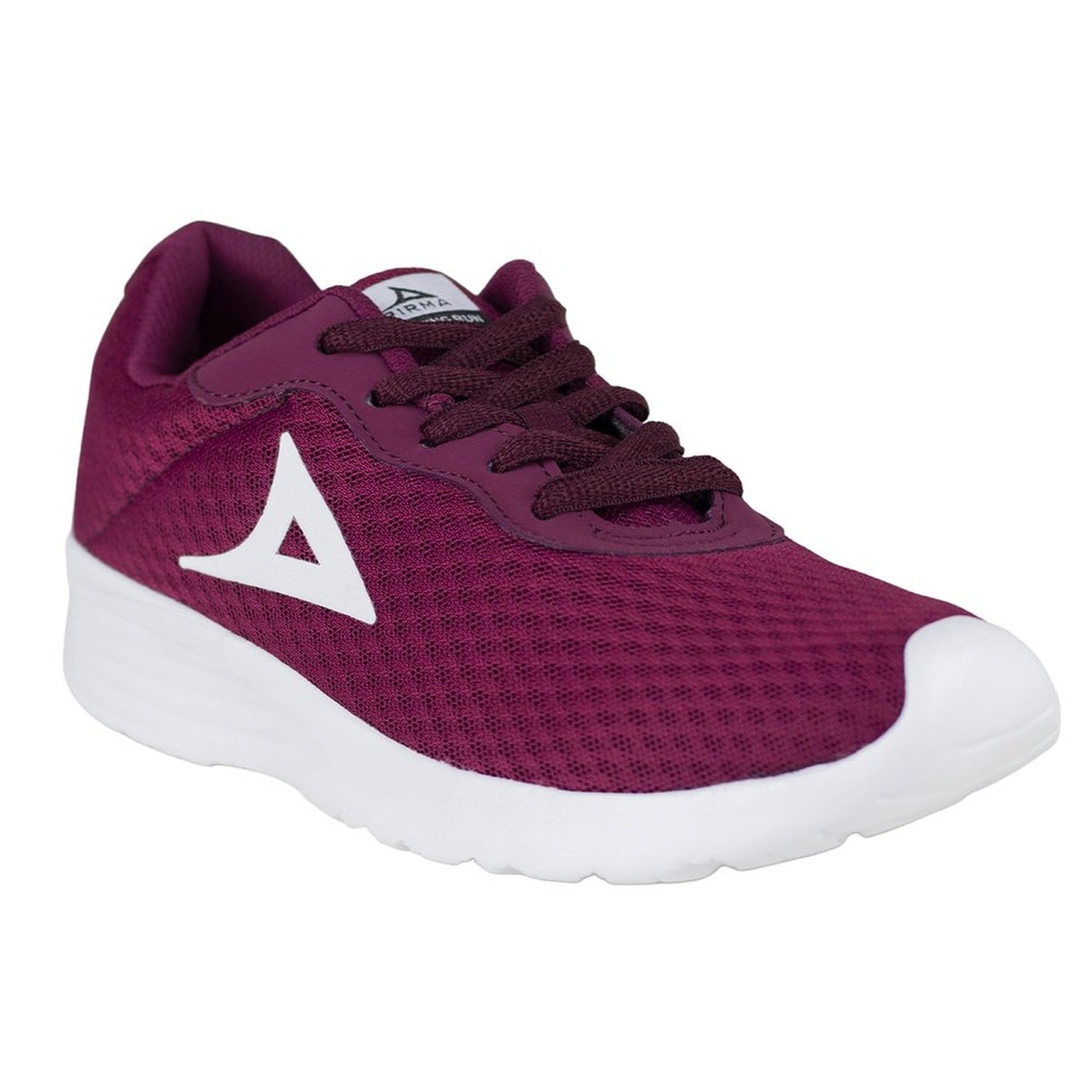 Tenis Running Mujer Pirma Fit Step 8500 Guinda Para Trotar
