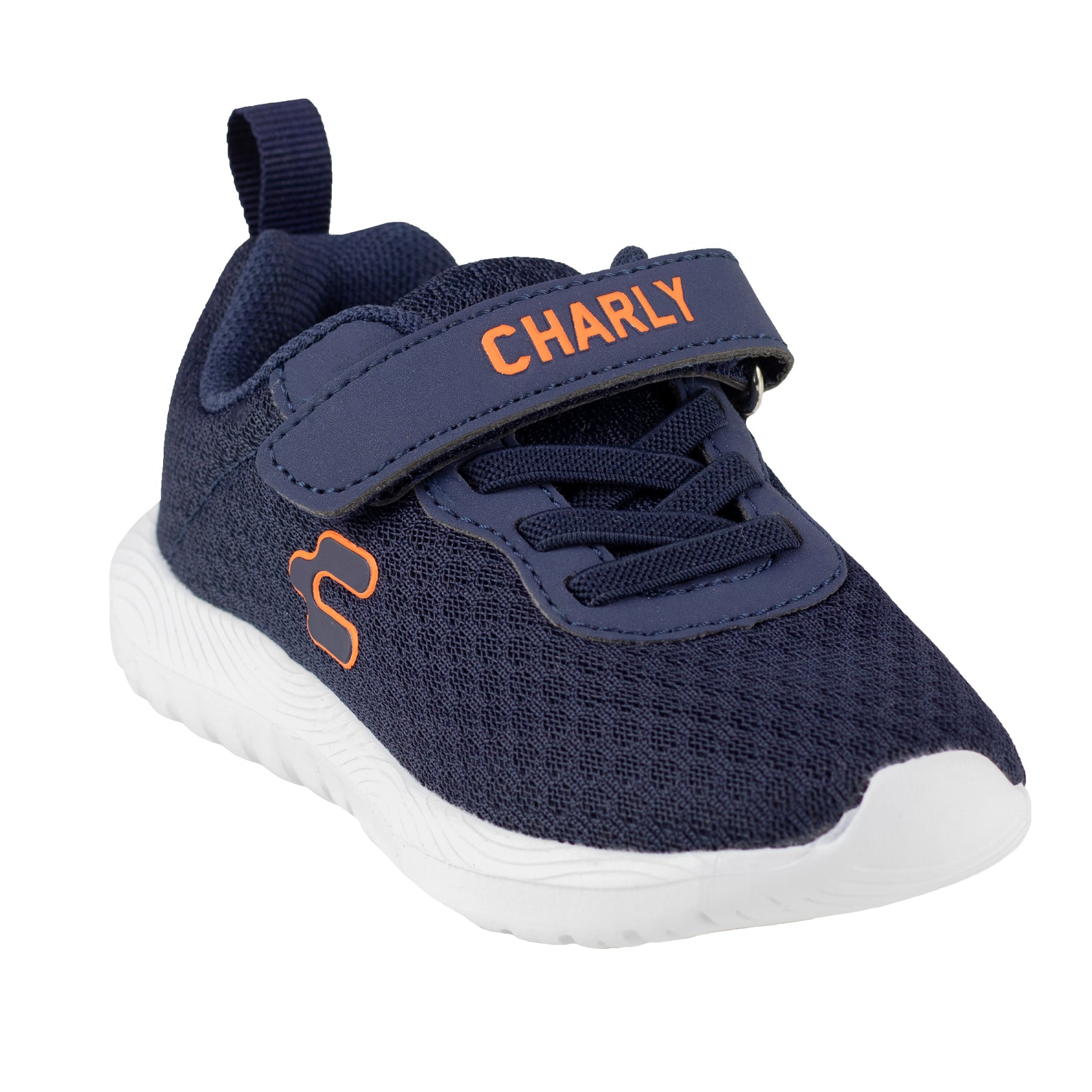 Tenis Casual Para Niño Charly Kids 1069638 Marino Naranja