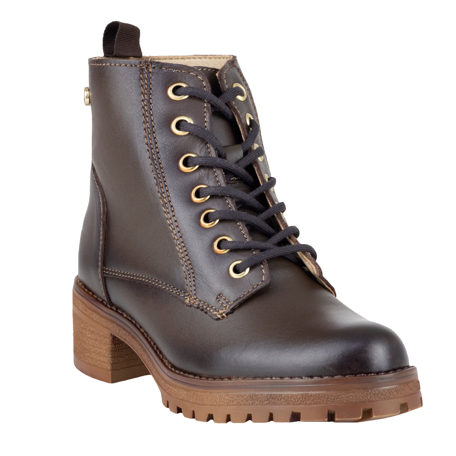 Bota Casual Dama Verde Tabaco Bella 7152 Chocolate