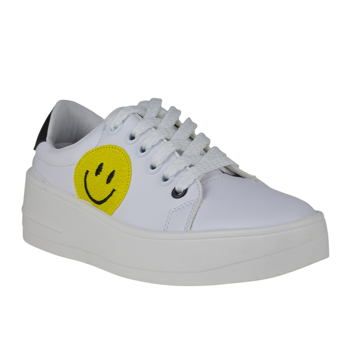 Tenis Urbano Plataforma Dama Capa De Ozono 652302 Blanco