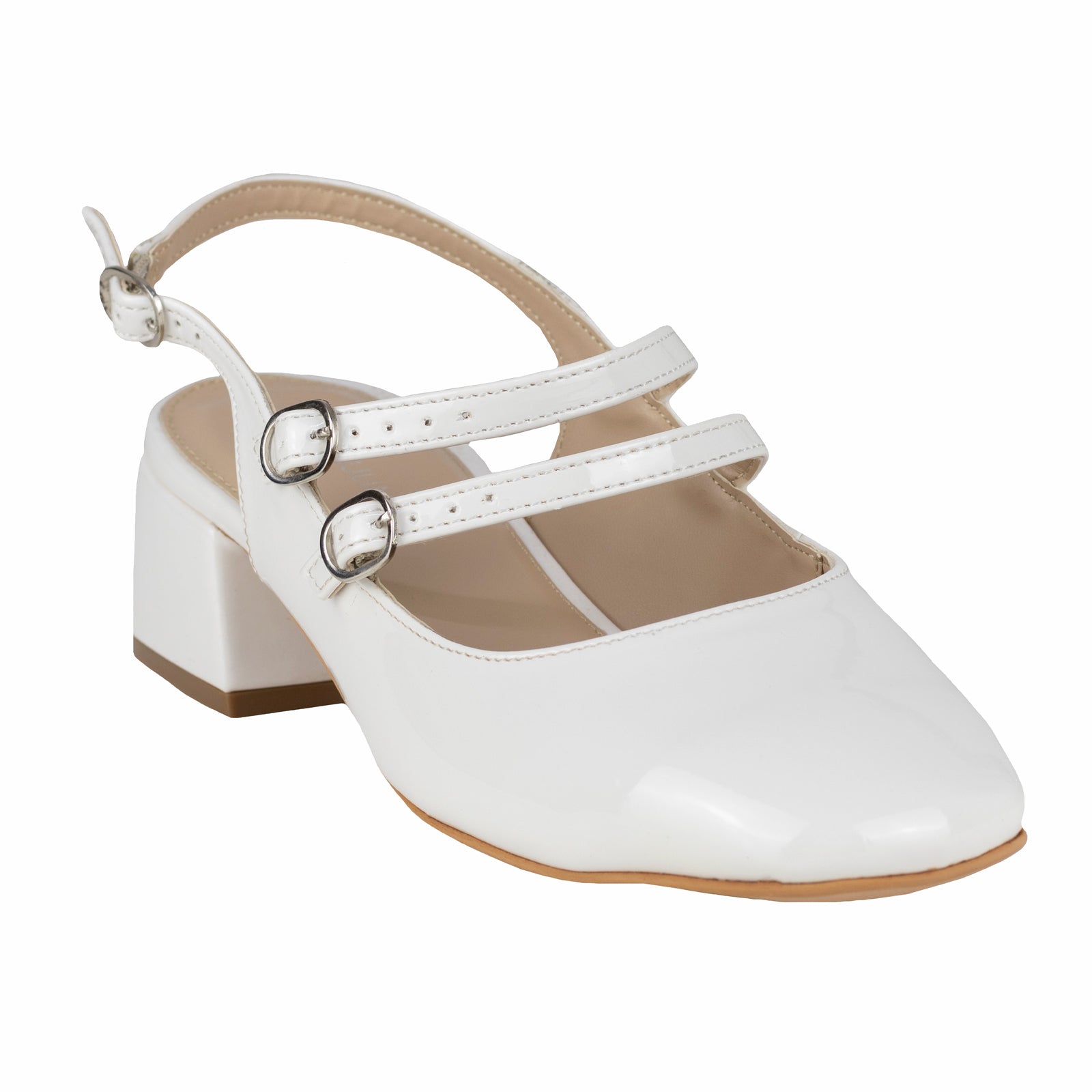 Zapato Con Tacón Dama Lady Paulina Mila 37701 Latte