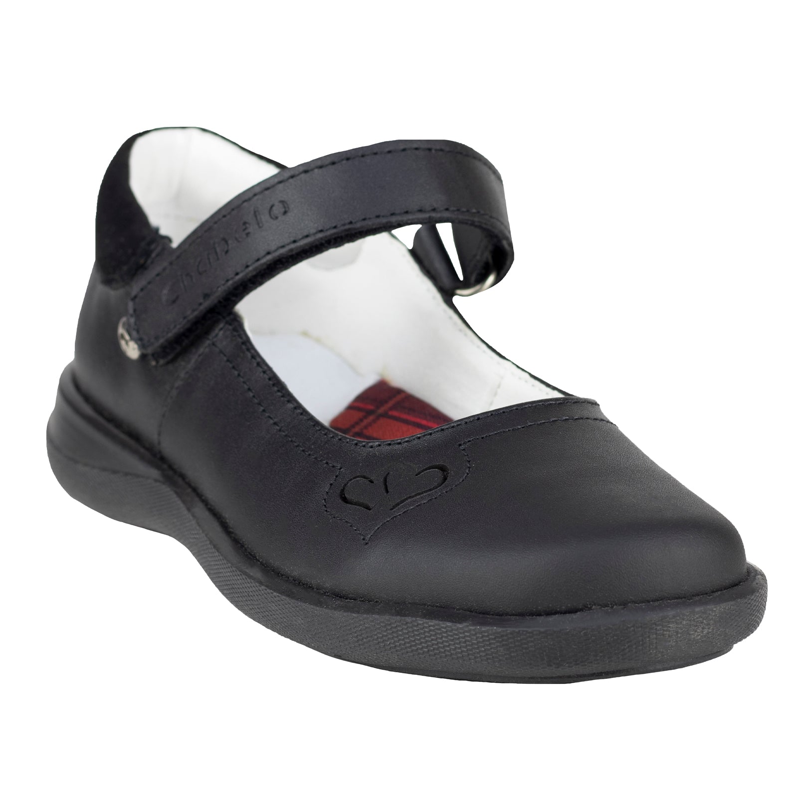 Zapato Escolar Para Niña Chabelo C75-A Piel Negro 23-25