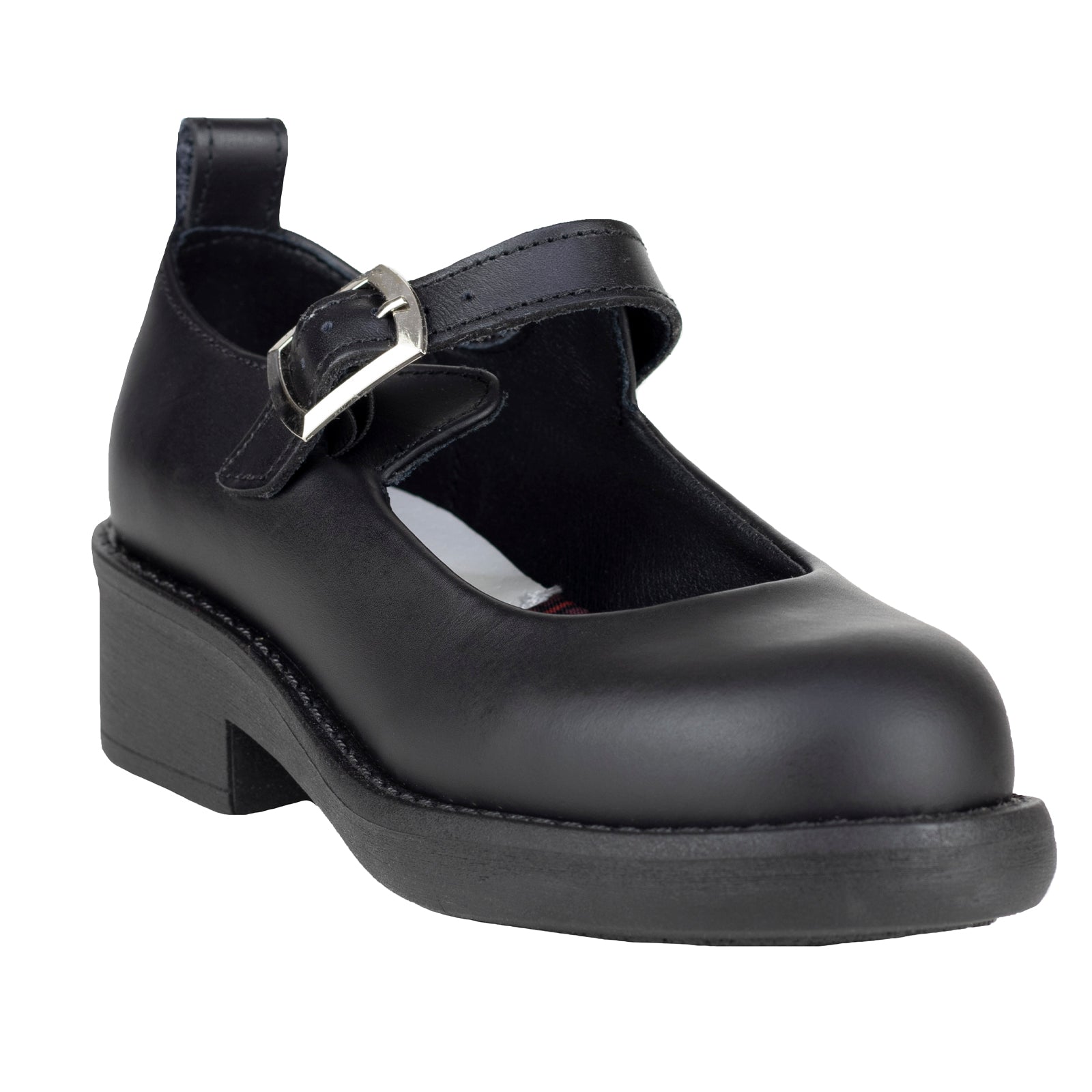 Zapato Escolar Con Tacón Para Niña Chabelo C1007-B Negro 22-26