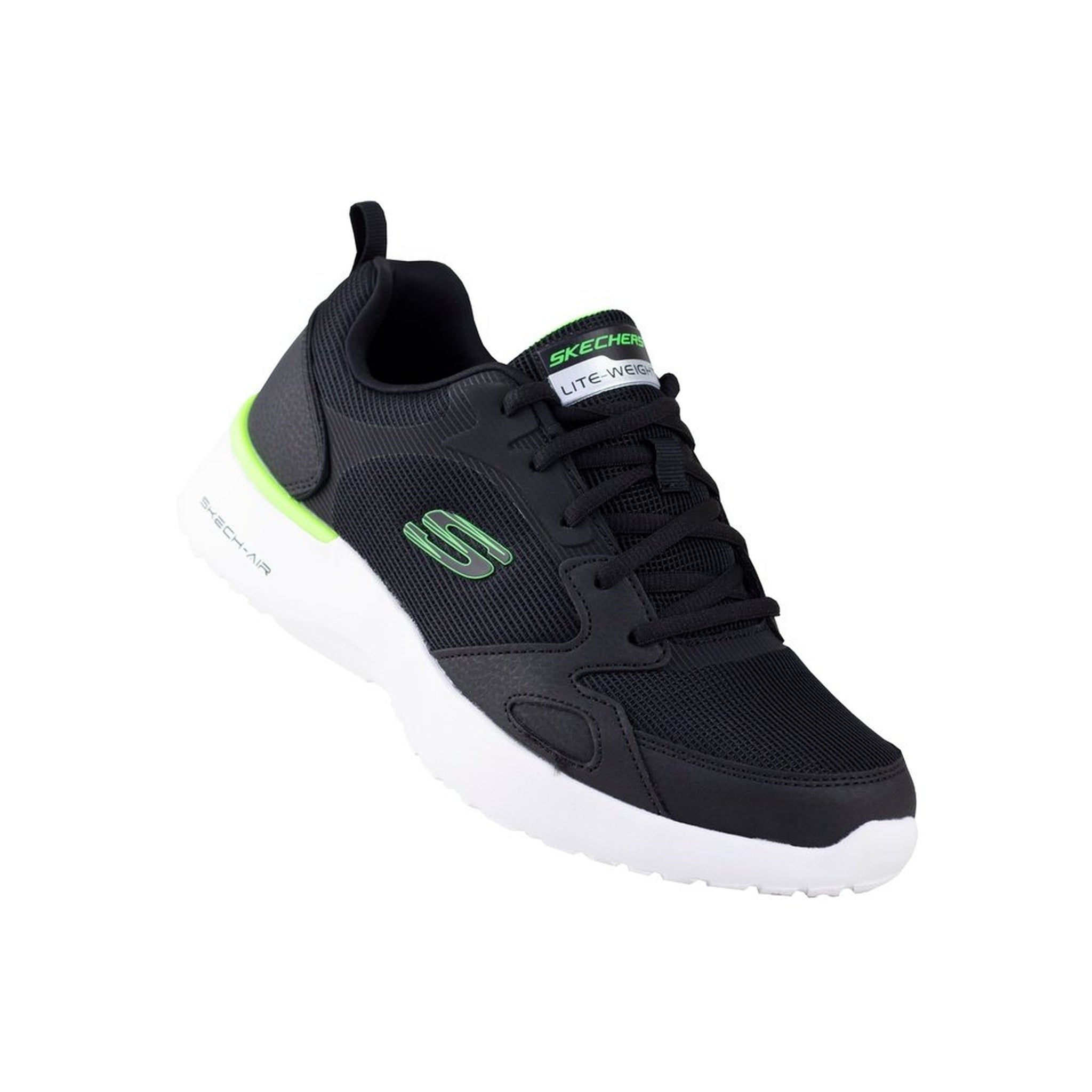 Tenis Skechers Skech-Air Dynamight Venturik Caballero 232292 Negro Limón