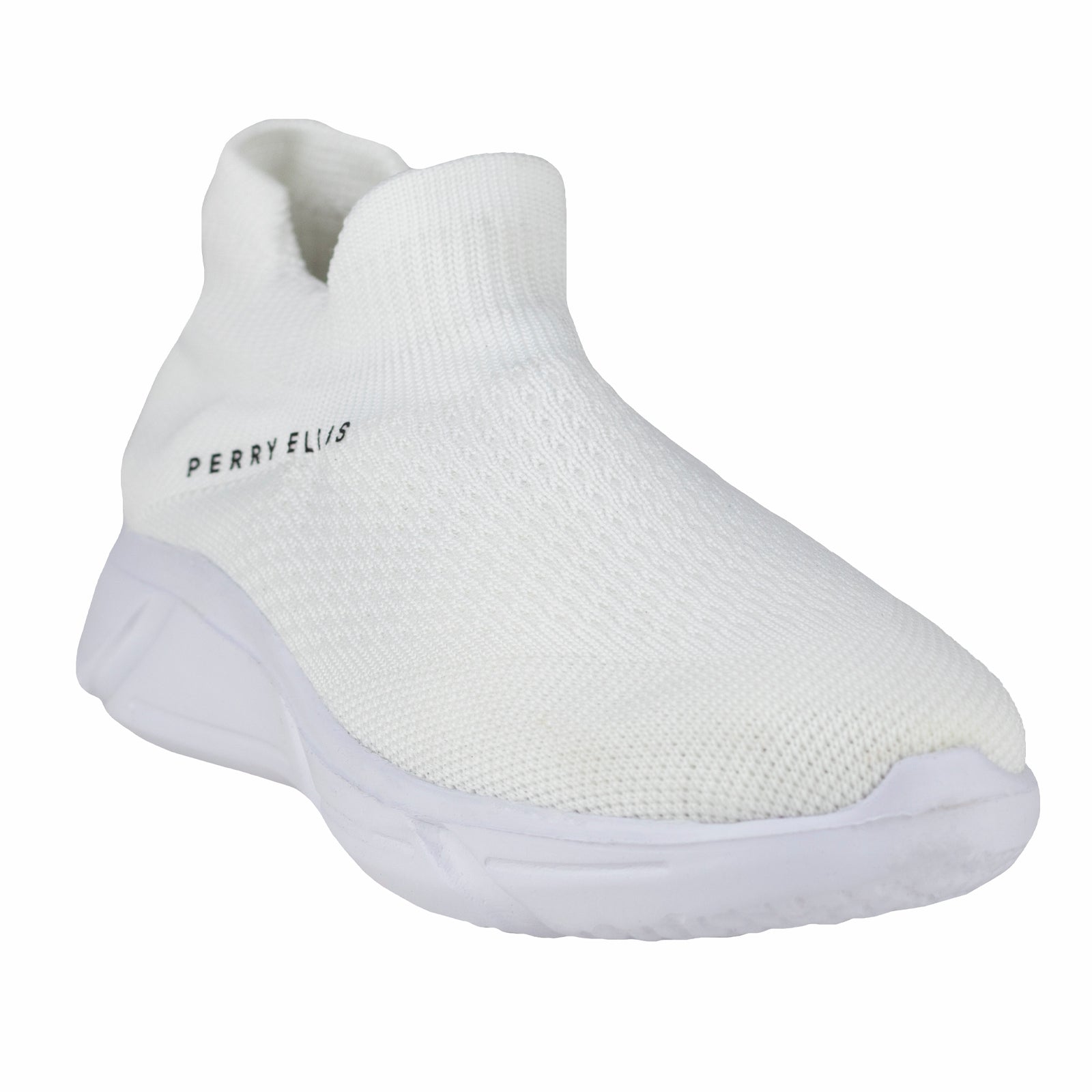 Tenis De Calcetín Para Niño Perry Ellis 6487 Blanco