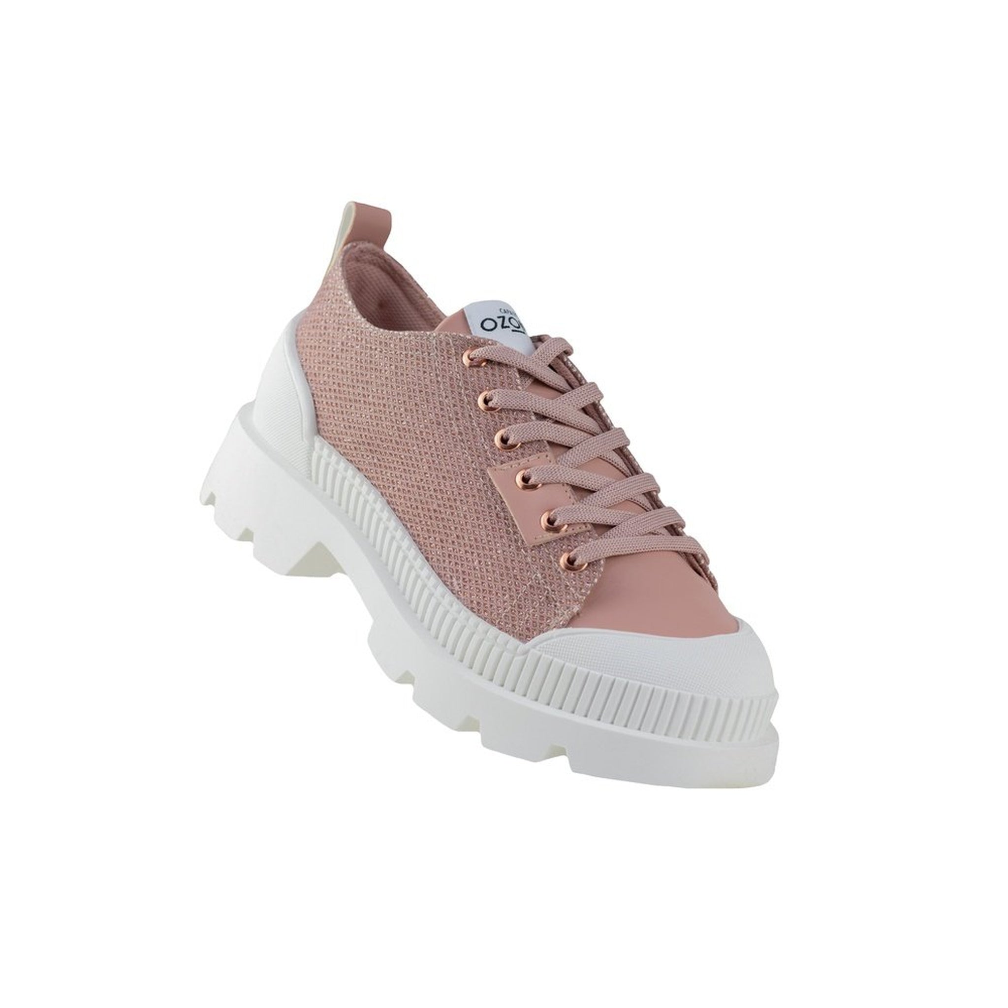 Tenis Para Mujer Urbano Plataforma Capa De Ozono 651701 Rosa