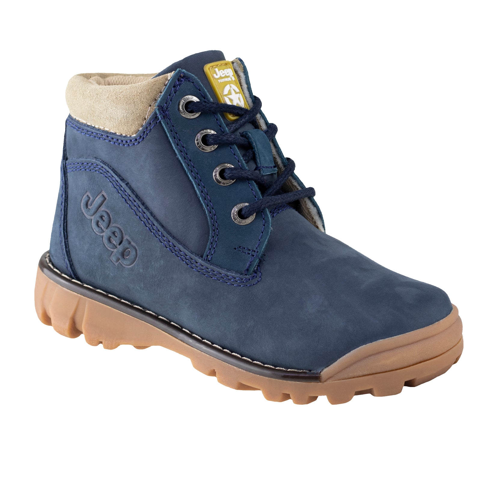 Bota Casual Niño Jeep Commander 15522 Nobuck Marino