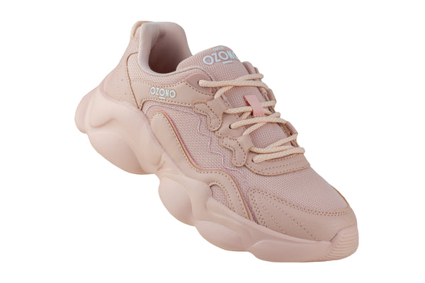 Tenis Sneakers Urbano Para Mujer Capa De Ozono 603201 Rosa