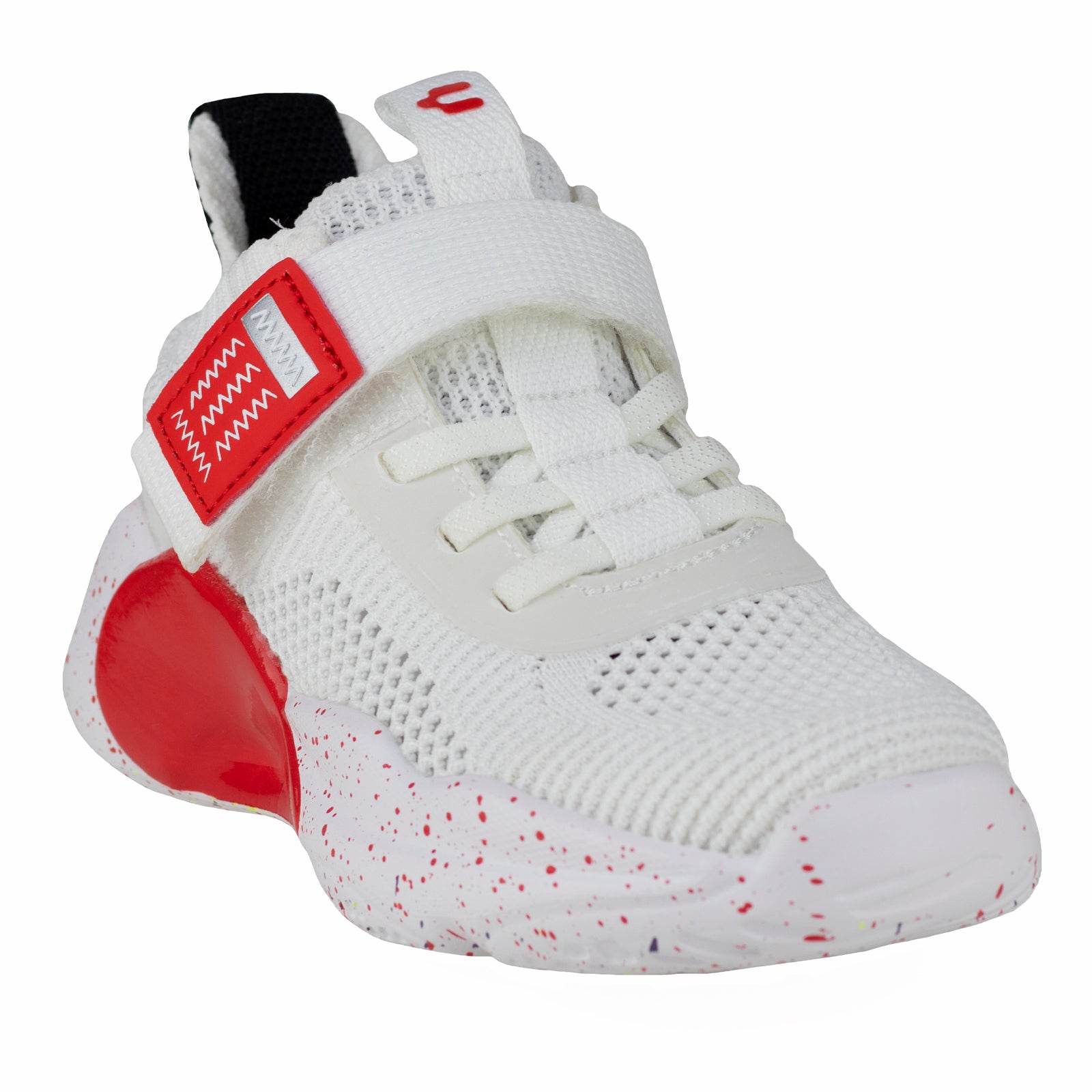 Tenis Deportivo Para Niño Charly Kids 1098353 Blanco Rojo