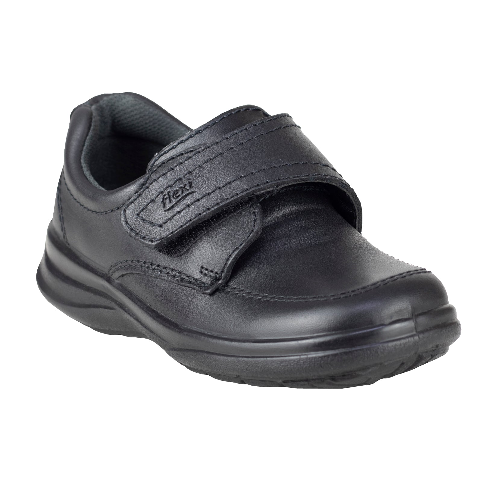 Zapato Escolar Niño Flexi Mcqueen 402112 Negro
