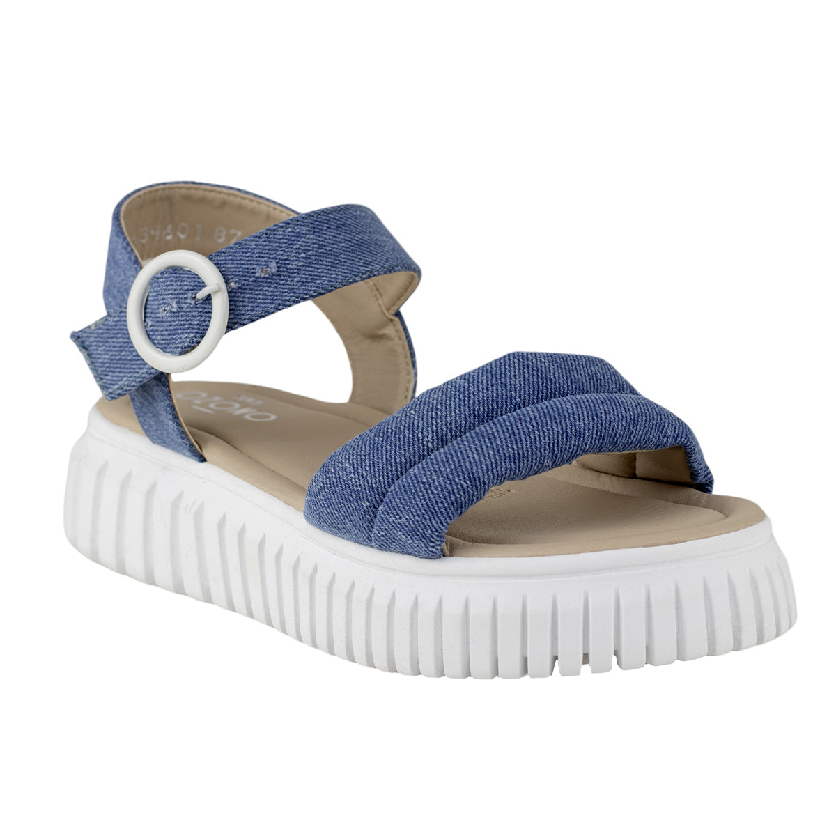 Sandalia Casual Dama Capa de Ozono 634601 Cielo