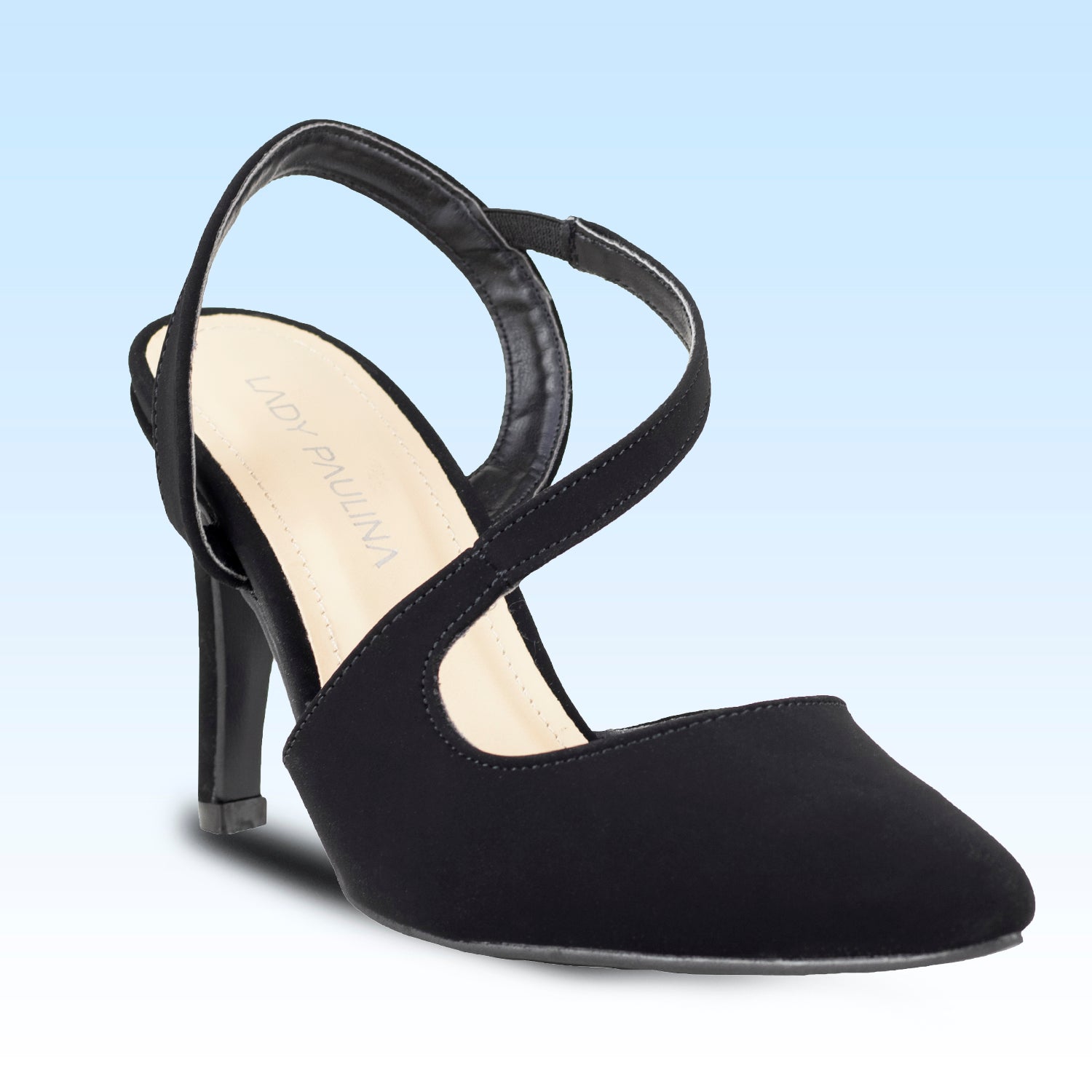 Zapatilla Clásica Para Dama Lady Paulina 14225 Negro