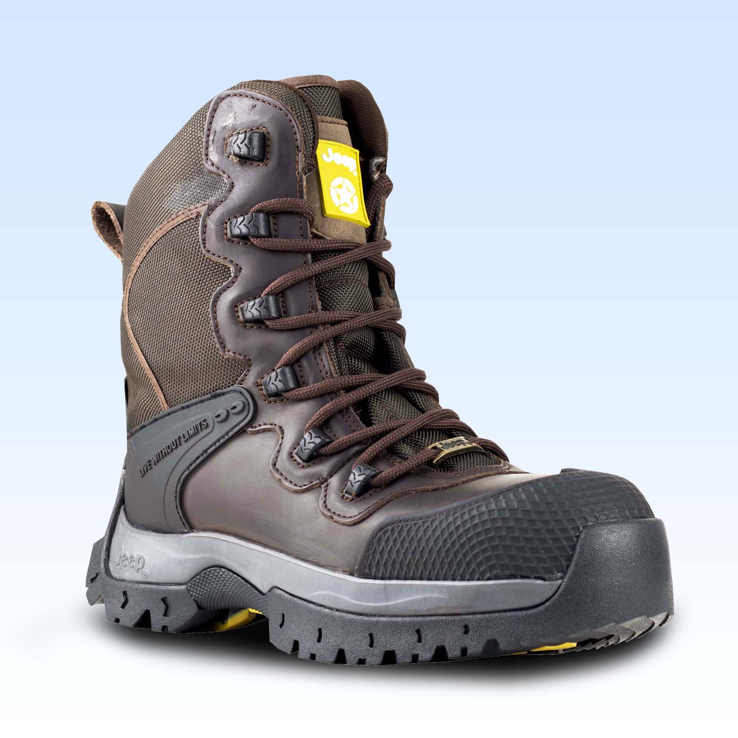 Bota Industrial Tipo II (PP) Caballero Jeep Wrangler 3561 Café