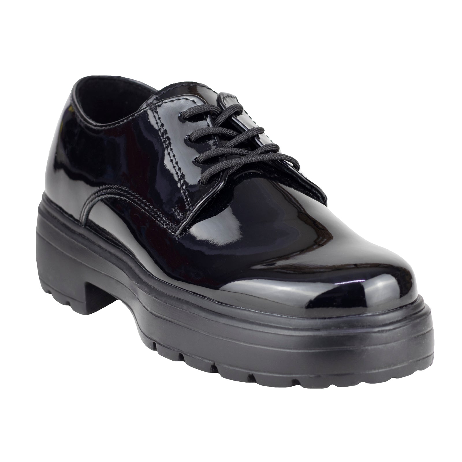 Zapato Escolar Para Niña Green Love 94110 Charol Negro
