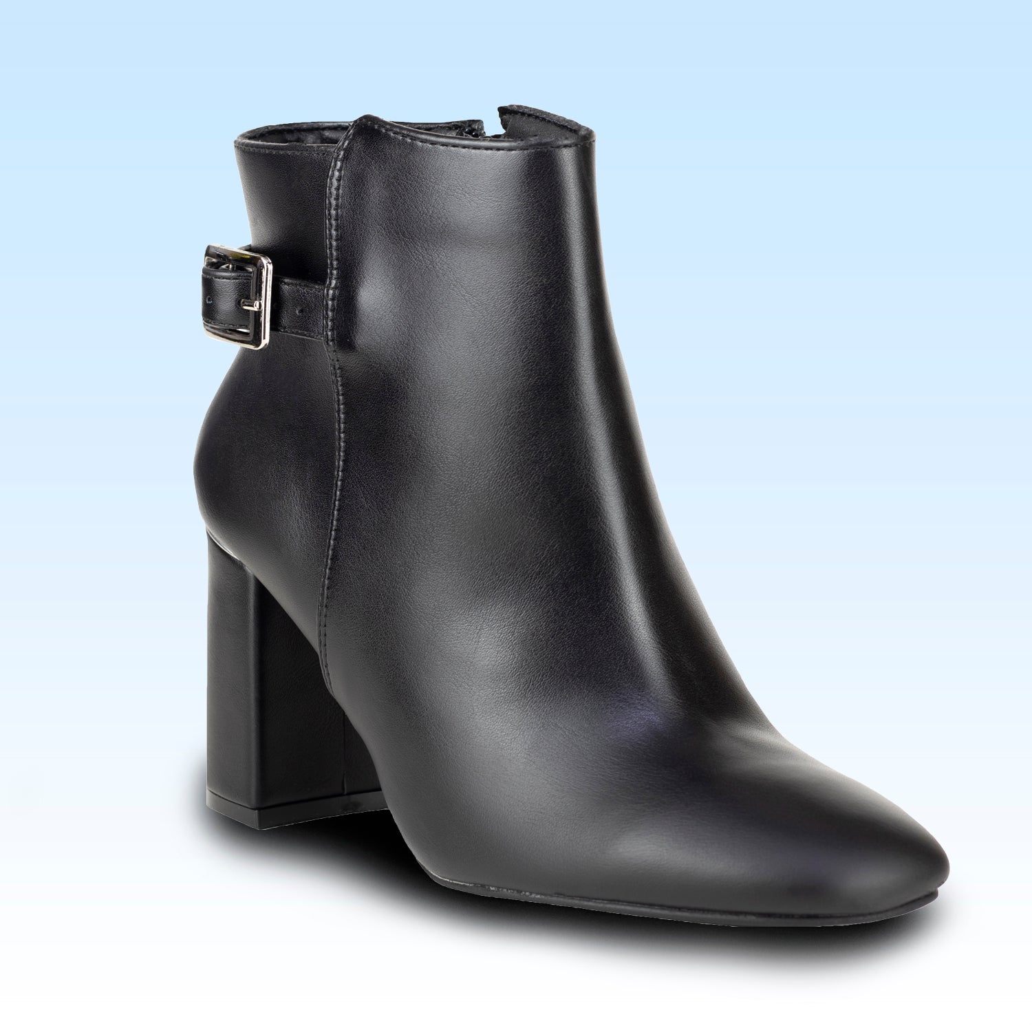 Botín Dama Tacón Bajo Para Mujer Lady Paulina 10508 Negro