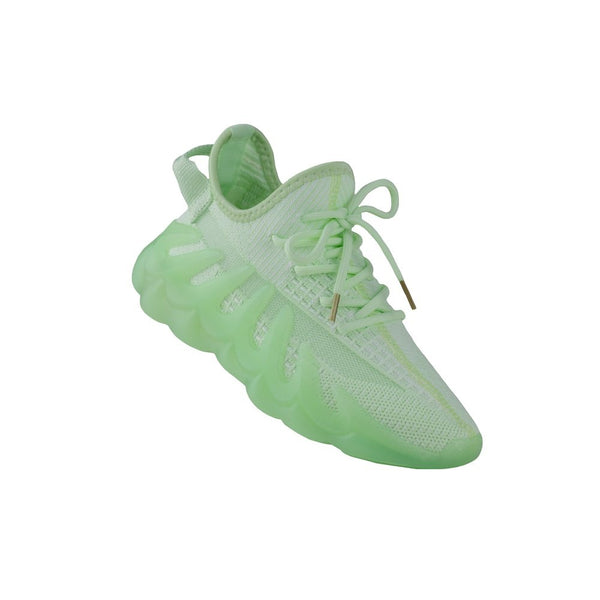 Tenis Verde Urbano Sneakers Capa De Ozono 601501 Texturados