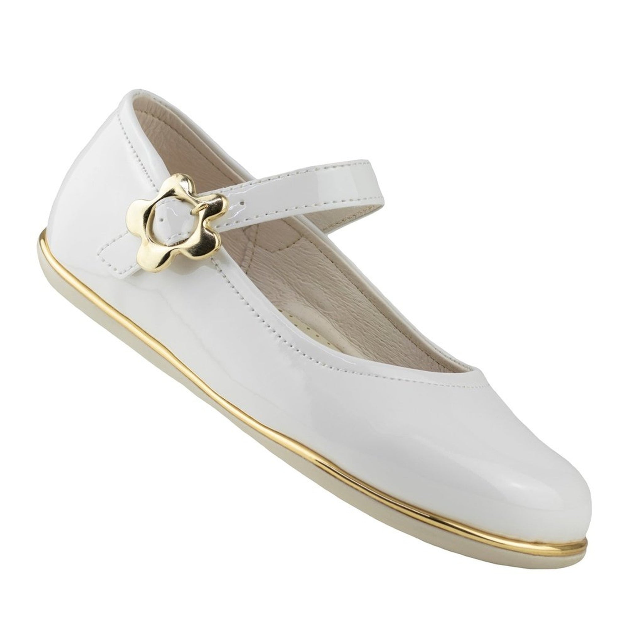 Zapatos De Piso Niña De Vestir Chabelo C364-A Latte 17.5-21.5