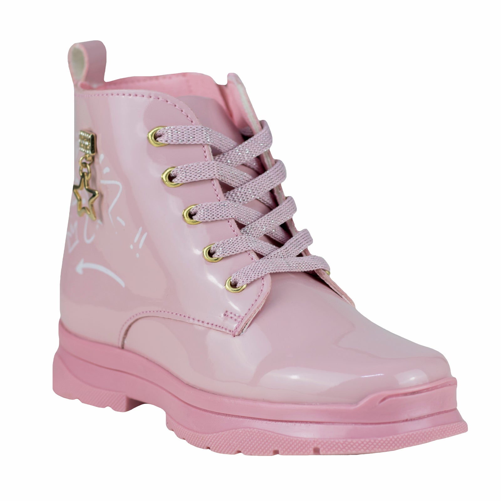Bota Urbana Karsten Niña 50001-2C Rosa Charol 15-21