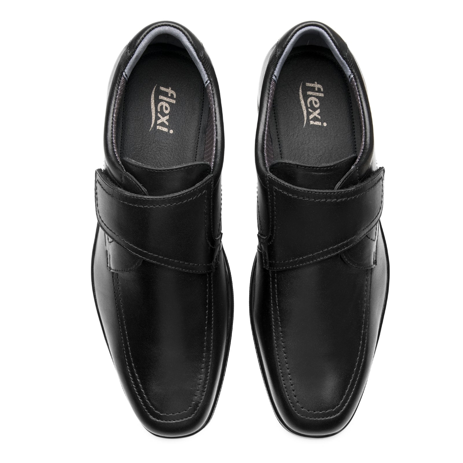 Zapato Derby Elegante Vestir Casual Para Caballero Flexi 421603 Negro