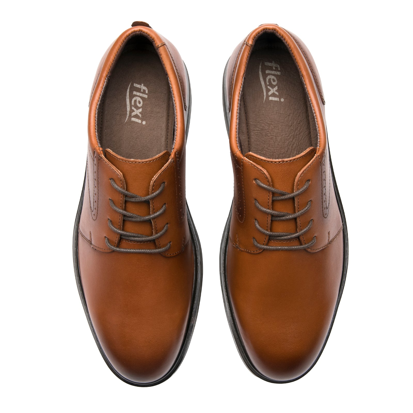 Derby Casual Para Caballero Flexi Kassan 419501 Tan
