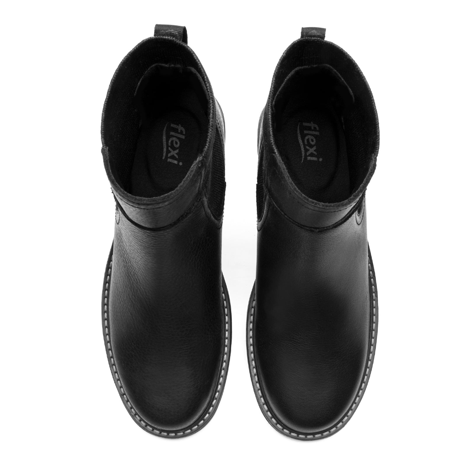 Botín Chelsea Cómodos Casual Para Dama 37825 Negro