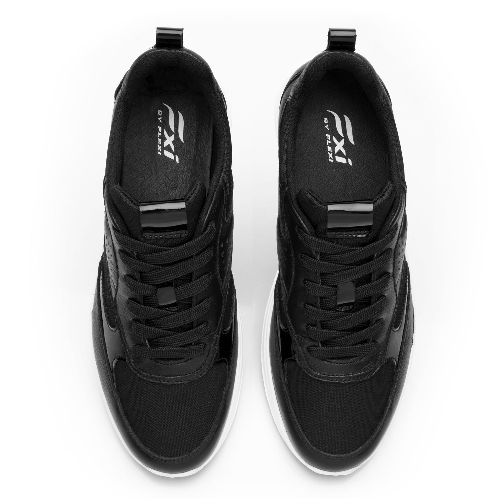 Tenis Casual Cómodos Para Dama Flexi 117210 Negro