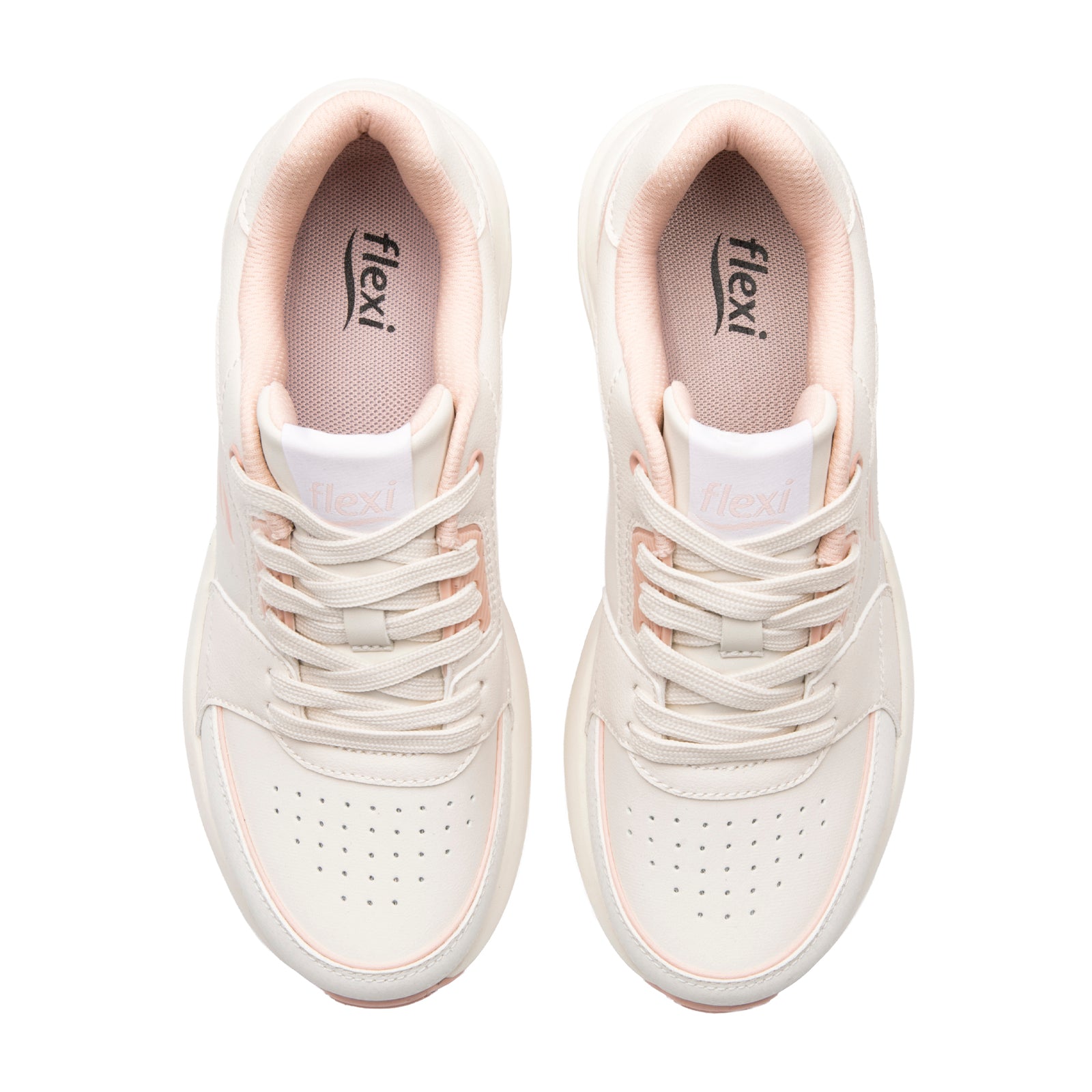 Tenis Con Capsula de Aire Confort Para Dama Flexi 131503 Beige