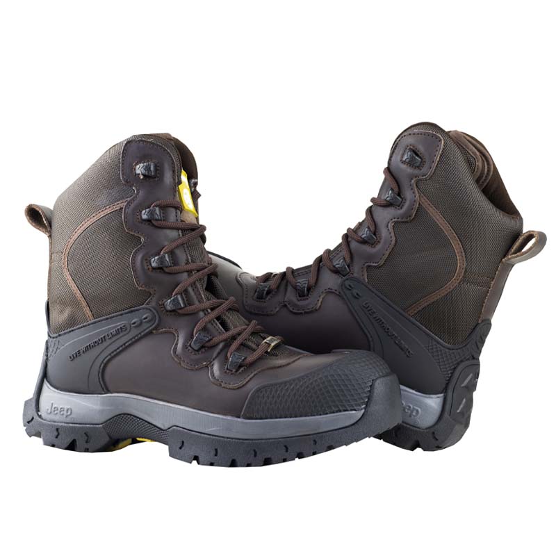 Bota Industrial Tipo II PP Caballero Jeep Wrangler 3561 Café