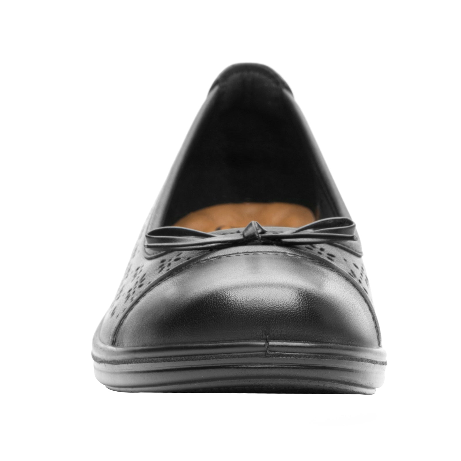 Ballerina Confort Para Dama Flexi Castaña 45608 Negro