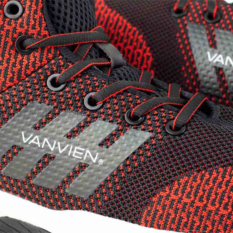 Tenis Bota Industrial Dieléctrica Tipo II + III PP+D Caballero Van Vien VVFF09 Rojo