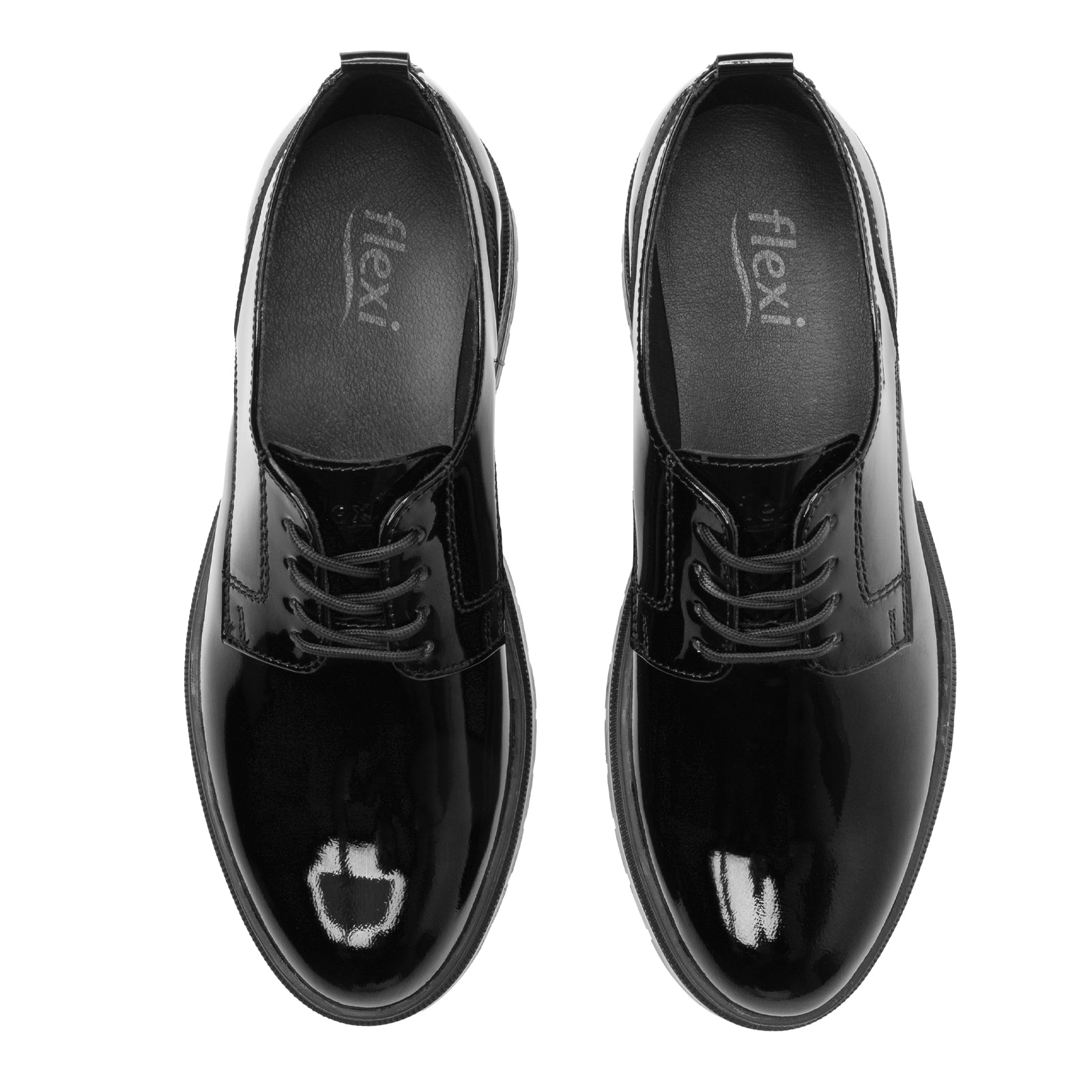 Mocasin Confort Para Dama Flexi Antica 131901 Charol Negro