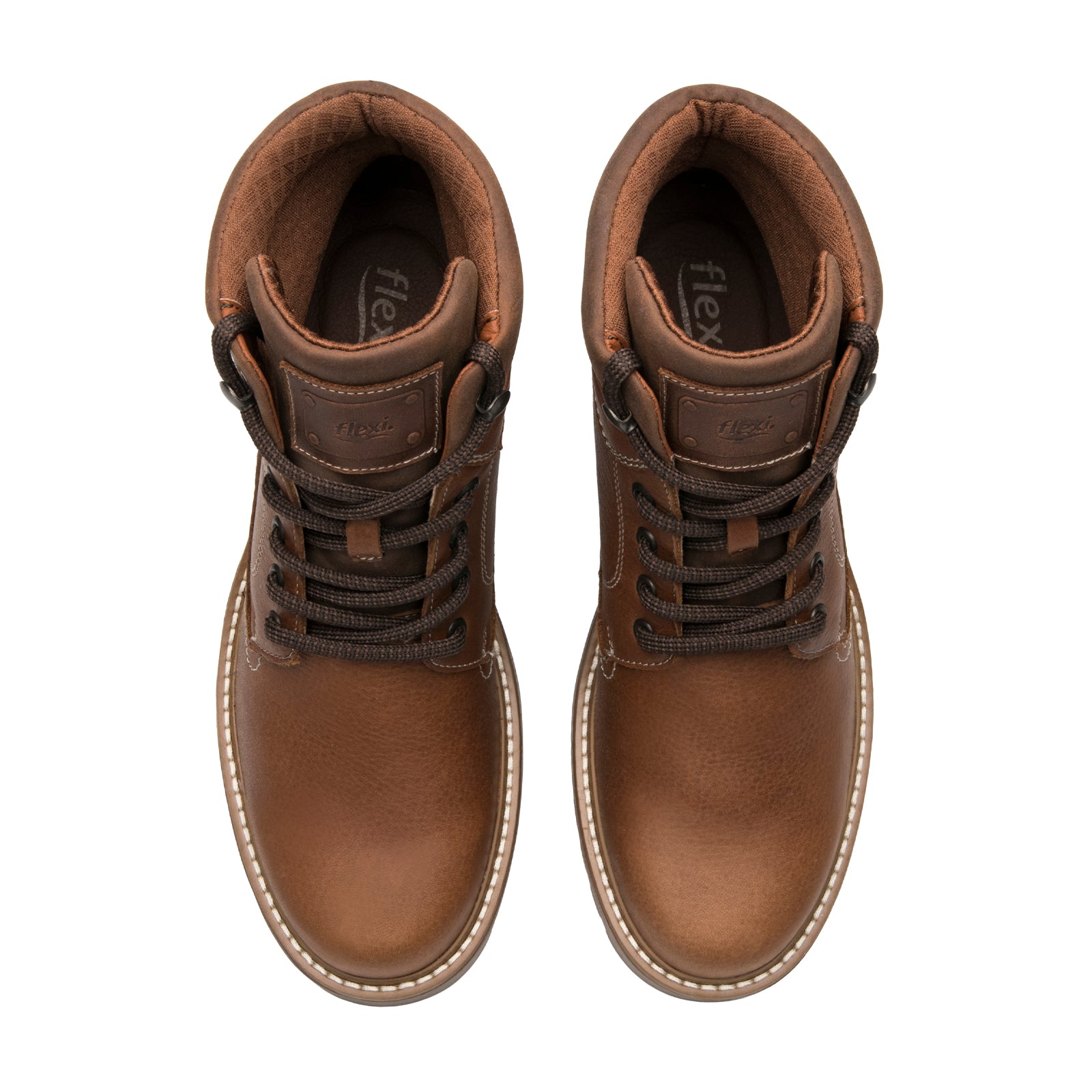 Botin Outdoor Casual Para Dama Flexi 37824 Tan
