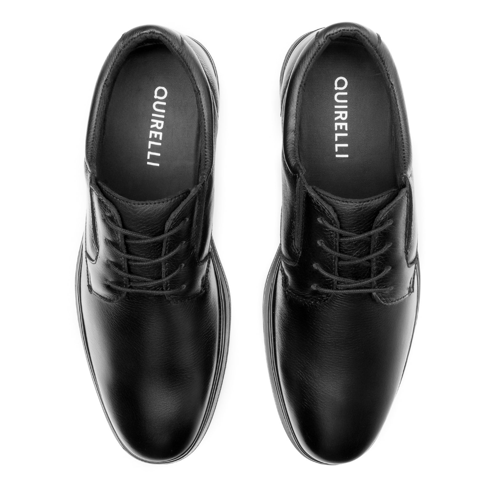 Zapato Confort de Vestir Derby Para Caballero Quirelli 707901 Negro