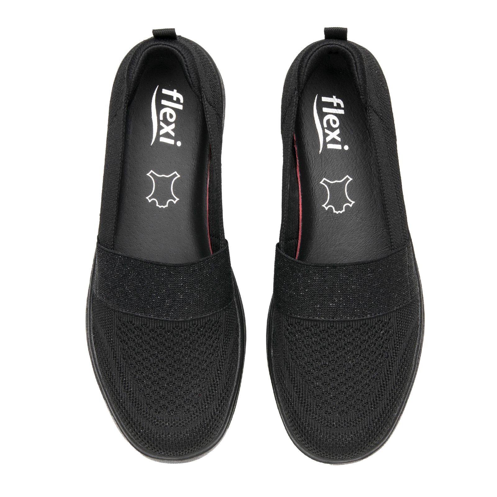 Tenis Sneaker Casual Cómodos Para Dama Flexi 104932 Negro
