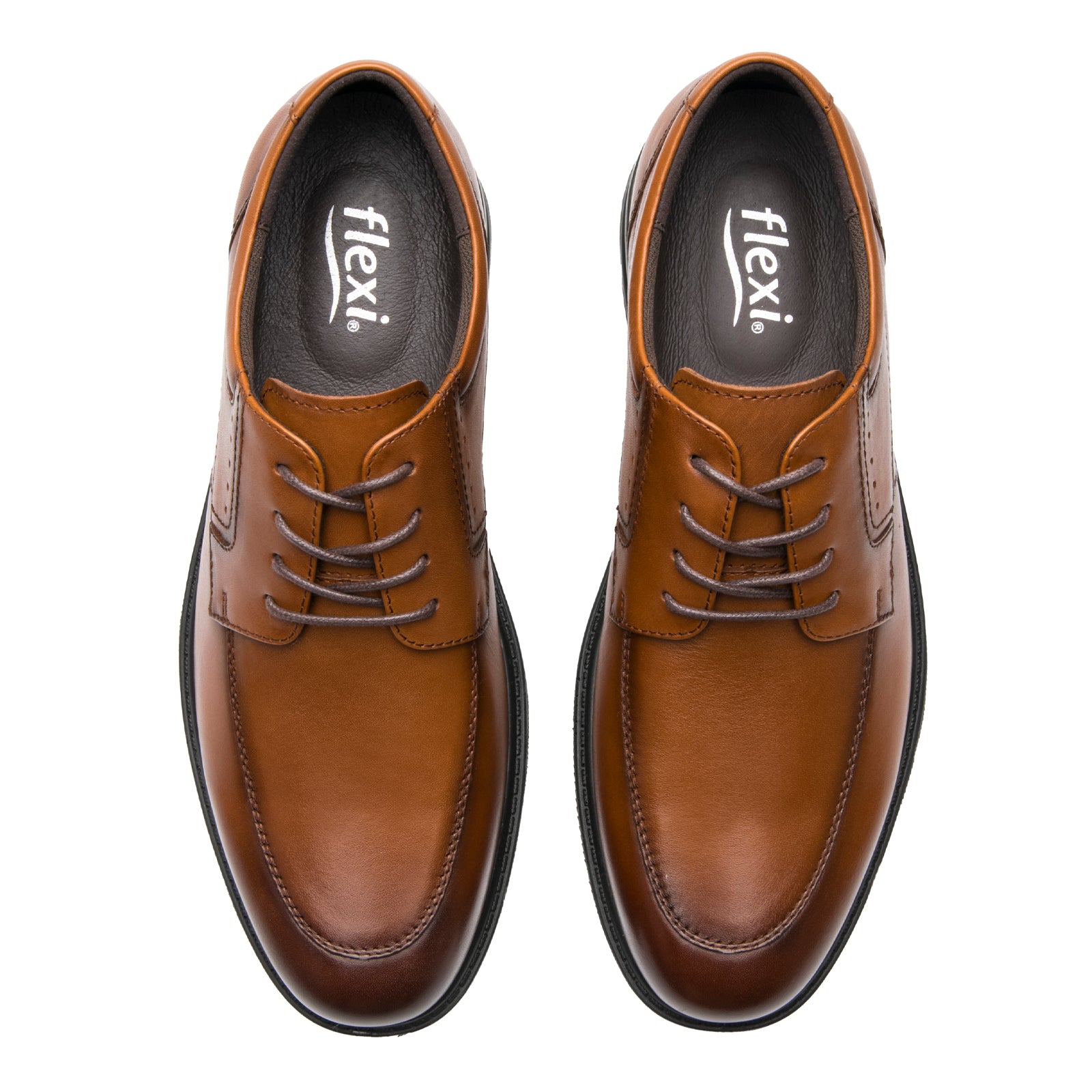 Zapato Derby Para Caballero Flexi Renan 417706 Tan