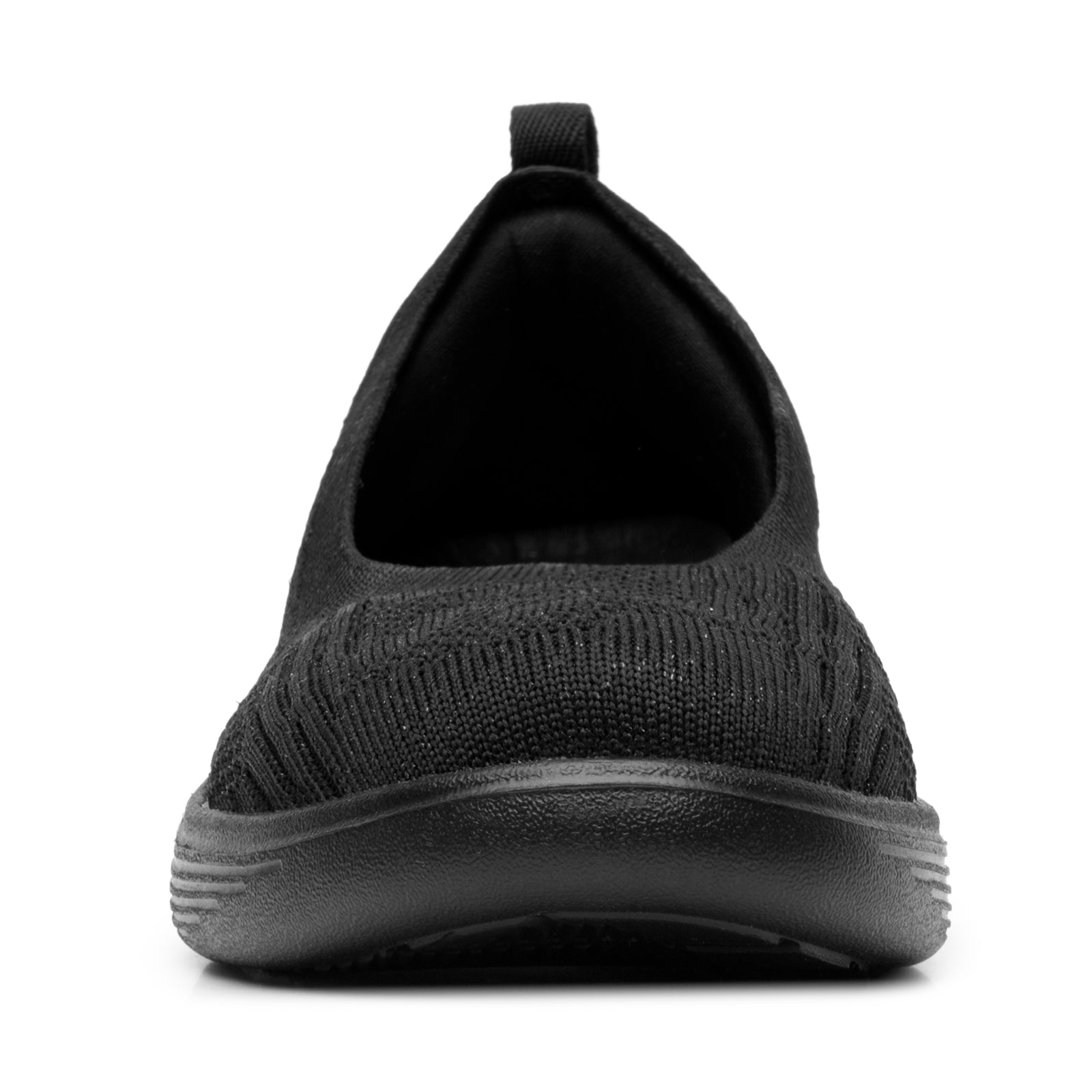 Zapato Mocasín Confort Slip On Tejido Para Dama 104927 Negro
