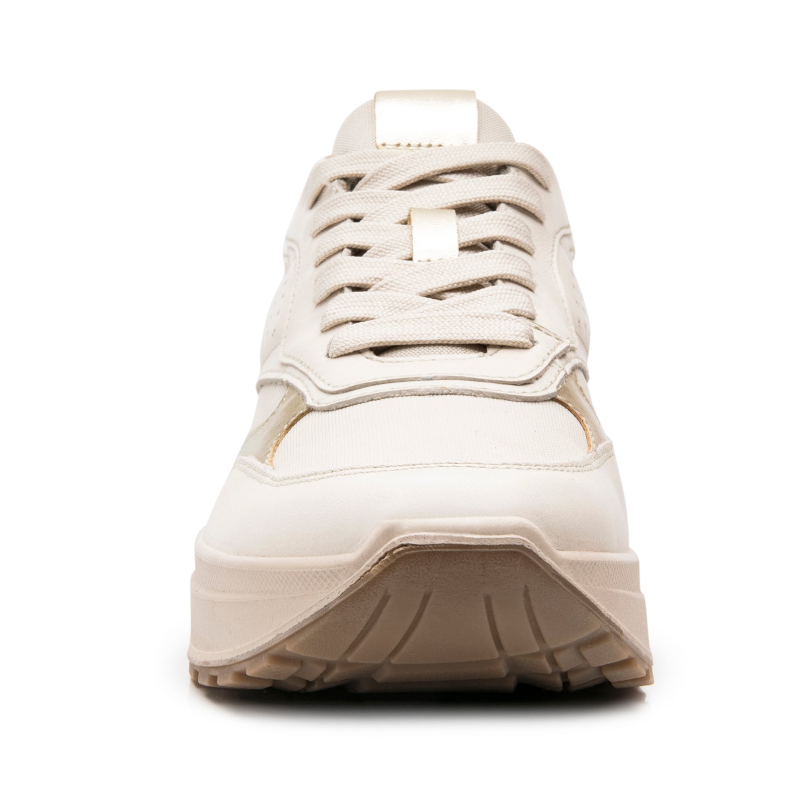 Tenis Casual Cómodos Para Dama Flexi 117210 Beige
