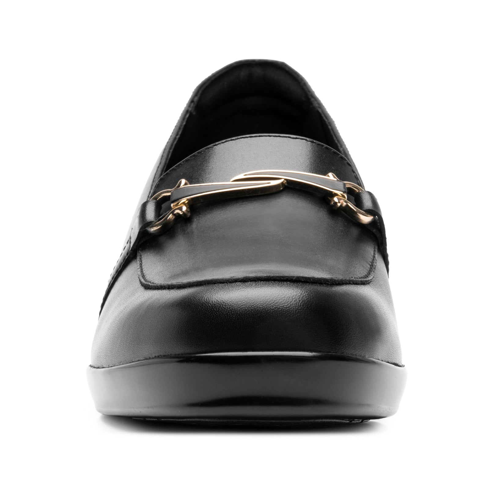 Zapato Mocasín Confort Tacón Cuña Para Dama Flexi 45233 Negro