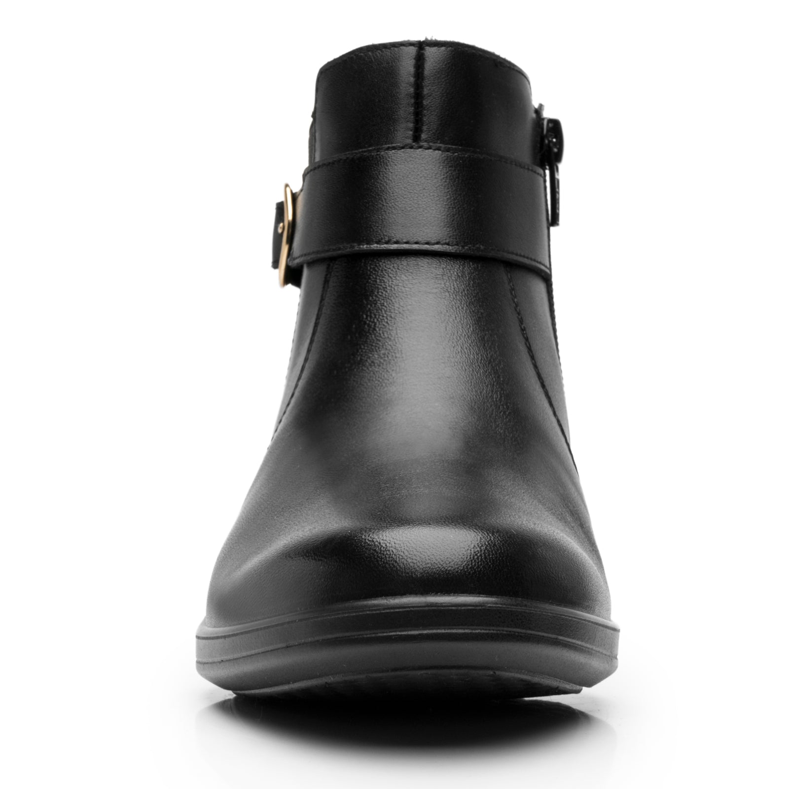 Botín Casual Confort Hebilla Para Dama Flexi 130008 Negro