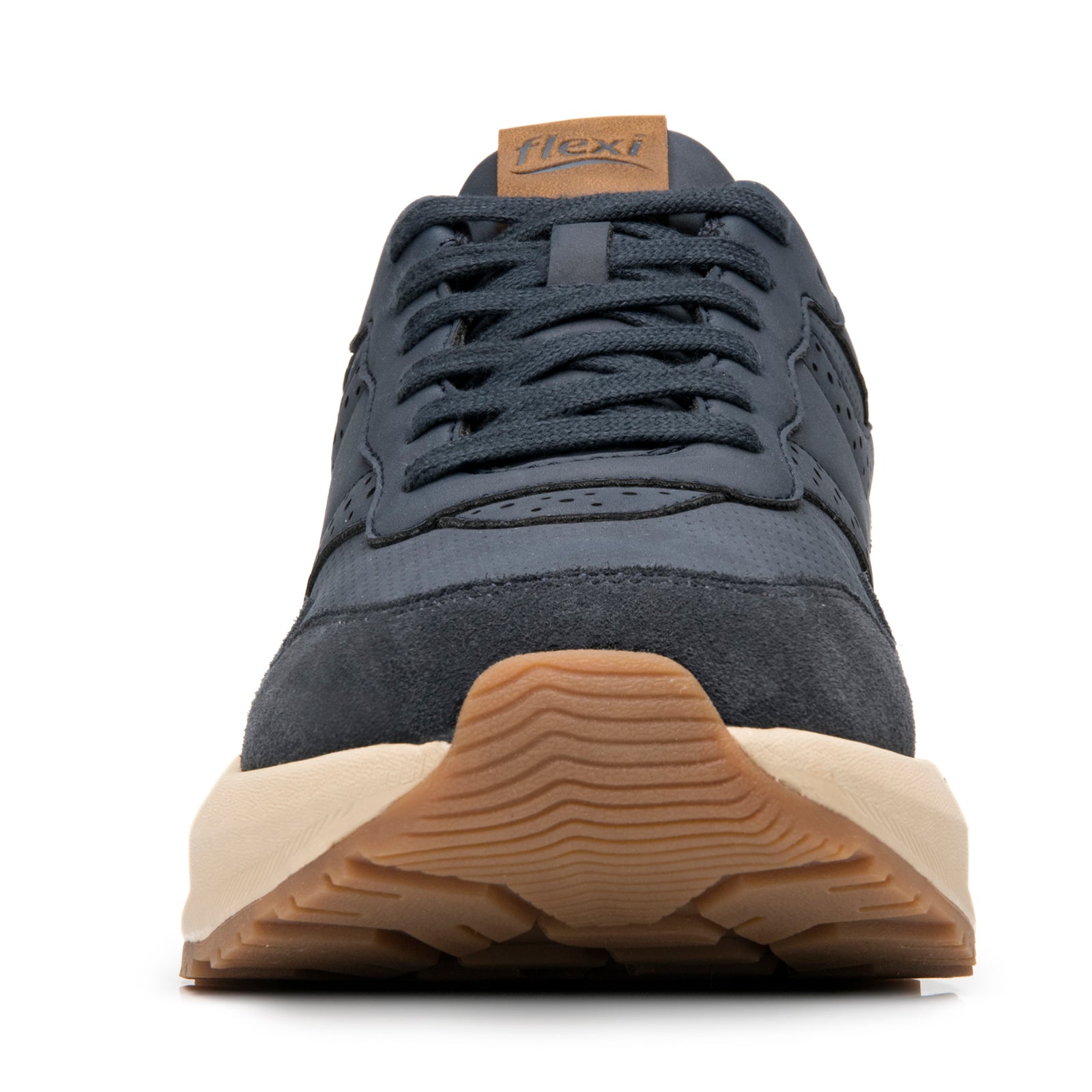 Tenis Confort Chunky Casual Para Caballero Flexi 420903 Azul