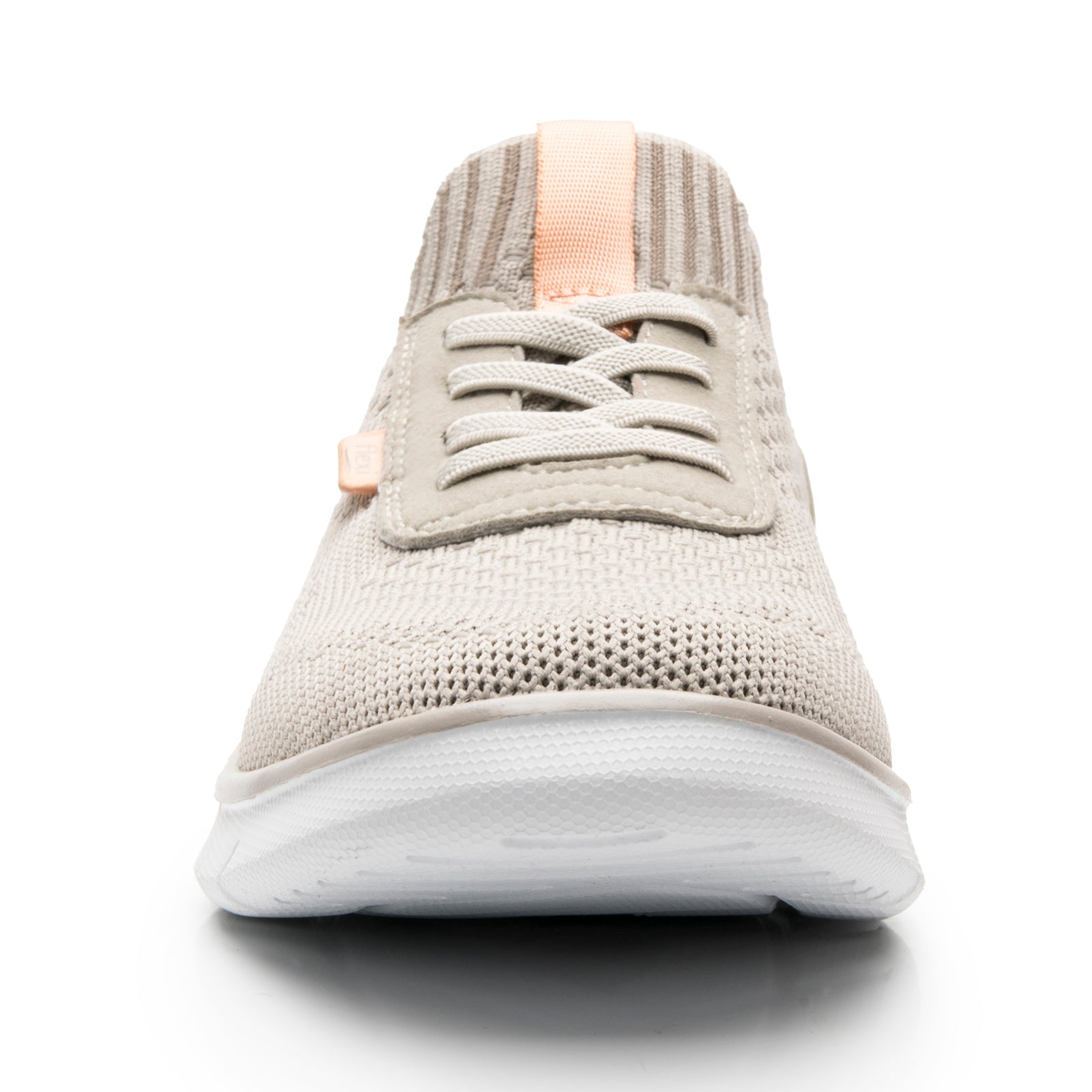 Tenis Running Casual Confort Para Dama 125616 Beige