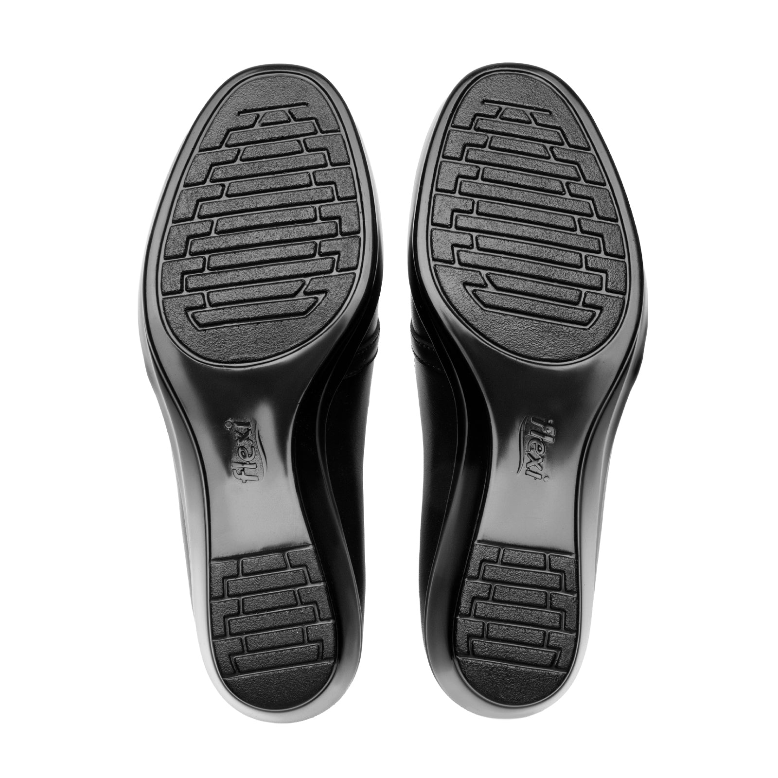 Zapato Mocasín Confort Tacón Cuña Para Dama Flexi 45233 Negro