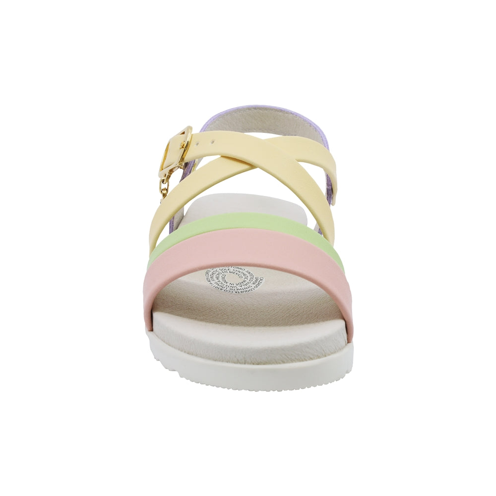 Sandalia Coqueta para niña en sintético lila cameron con acolchada