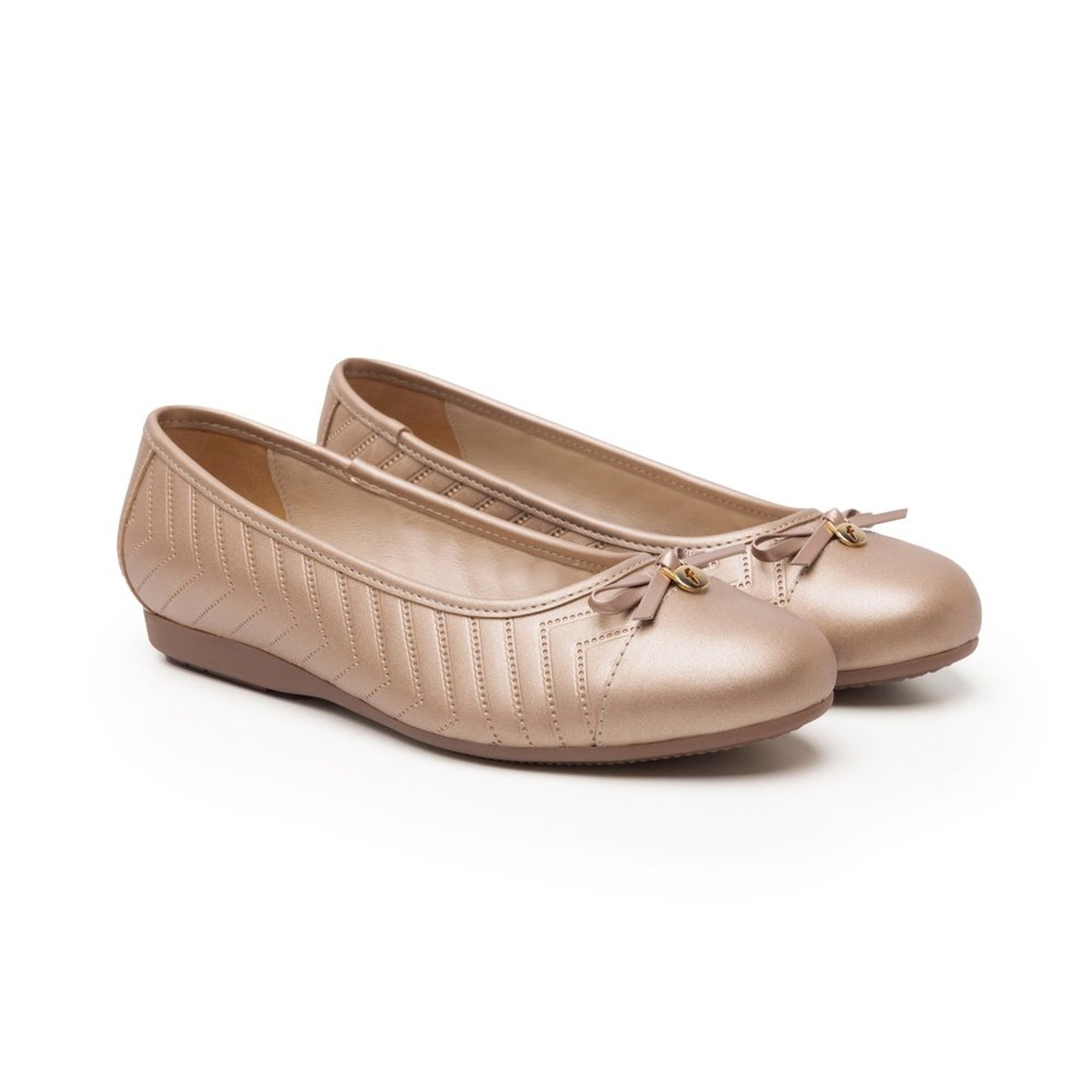 Ballerina Flexi Para Mujer Flats 116310 Cobre Traspirables